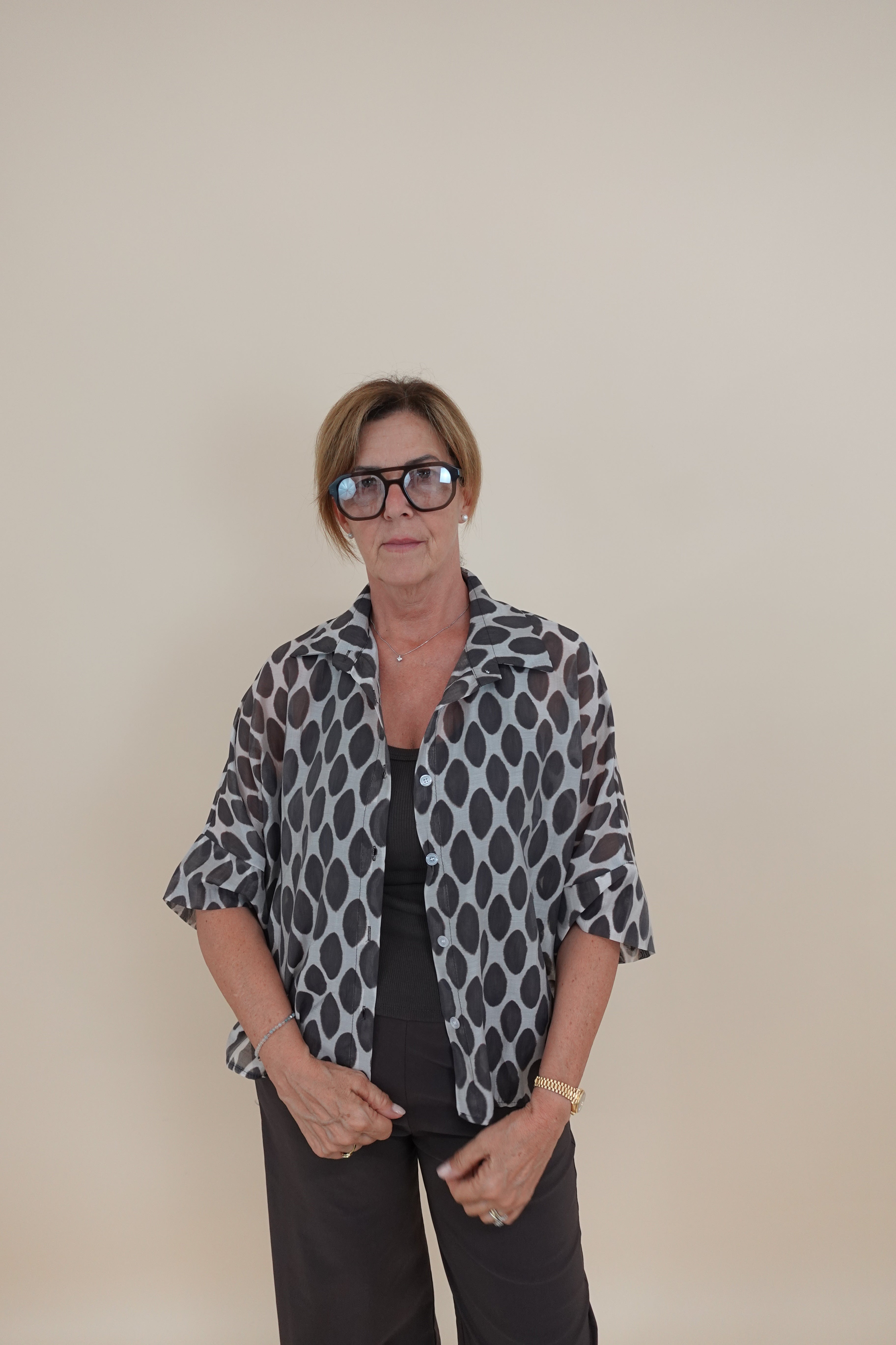 Camicia Anastasia Marrone