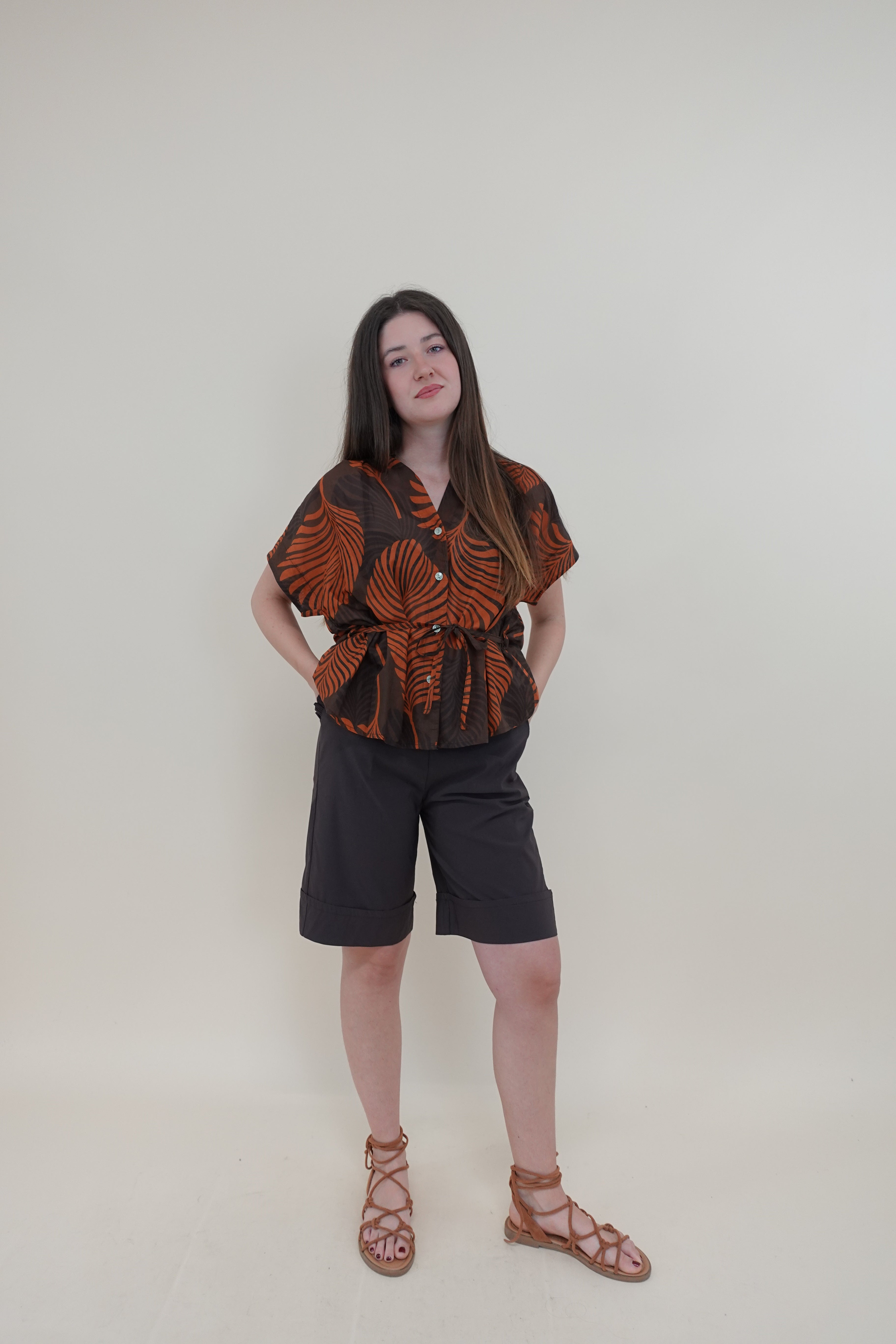 Camicia Palma Arancio