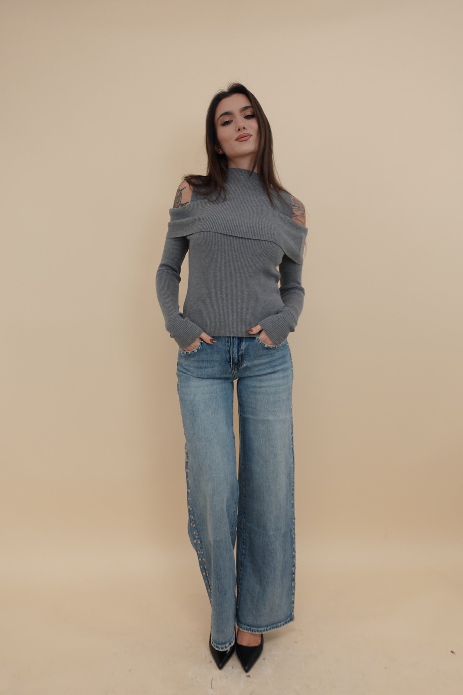 Maglione Antonella Grigio