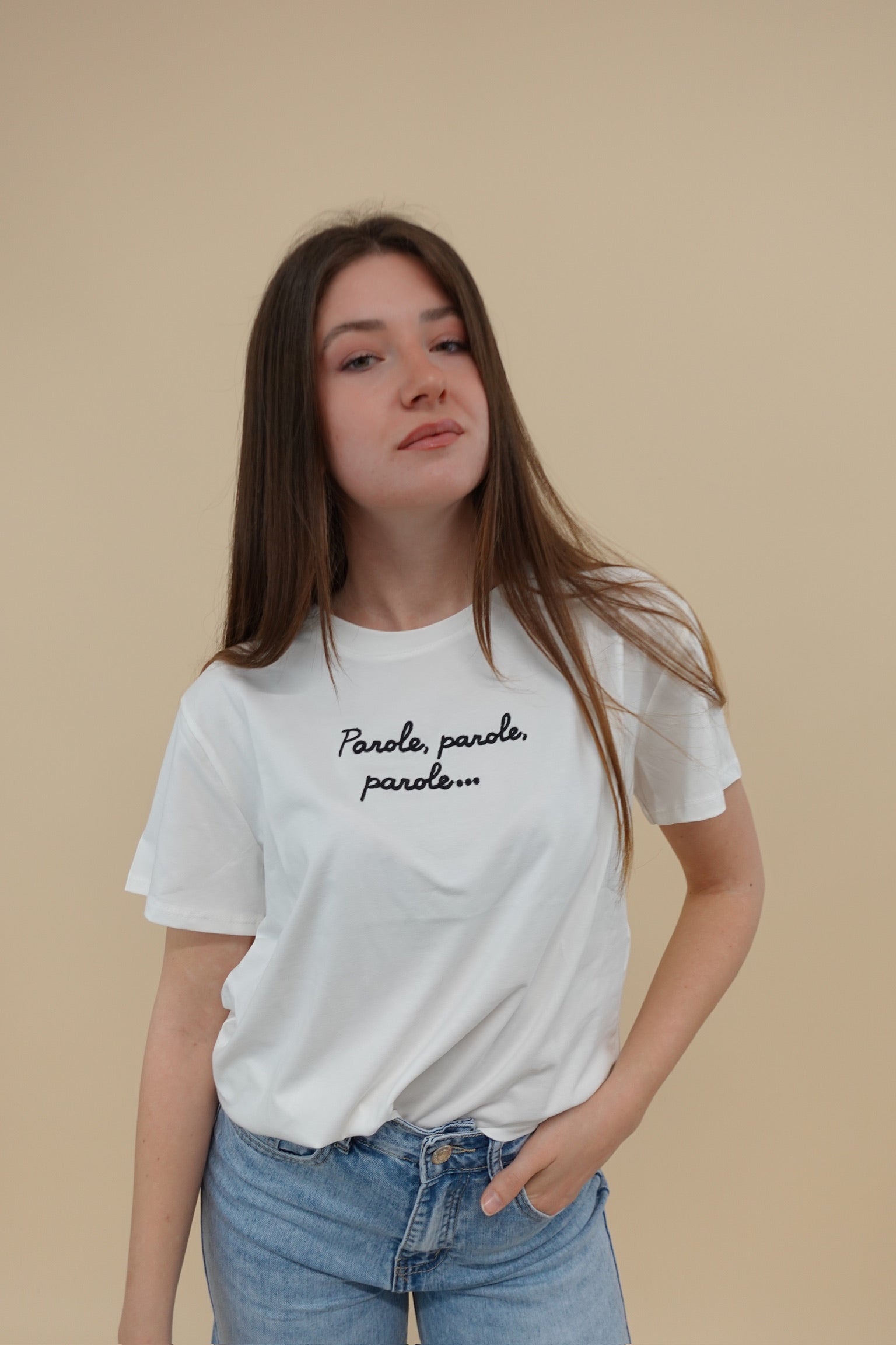 T-shirt Parole Nera