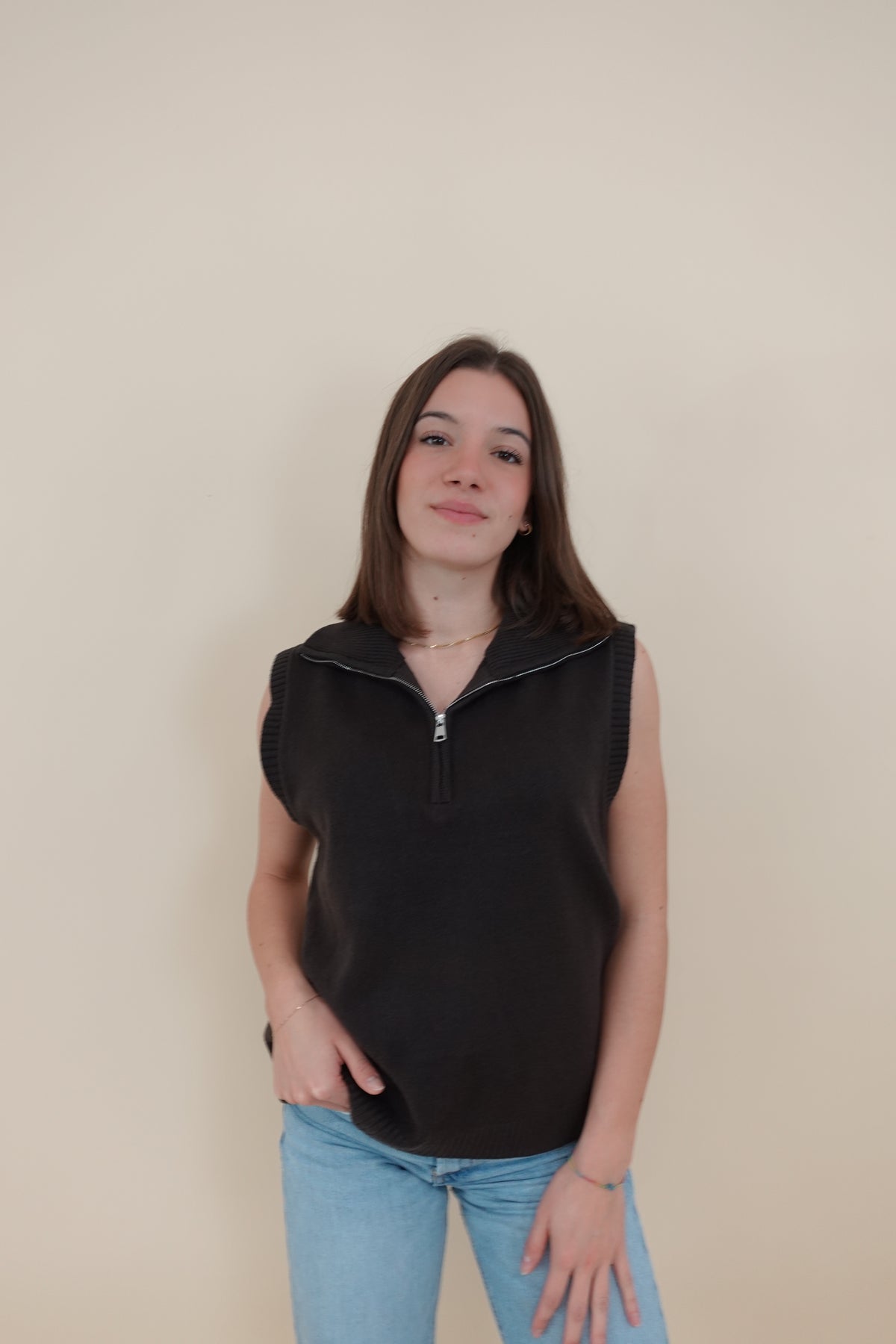 Gilet Mountain Marrone