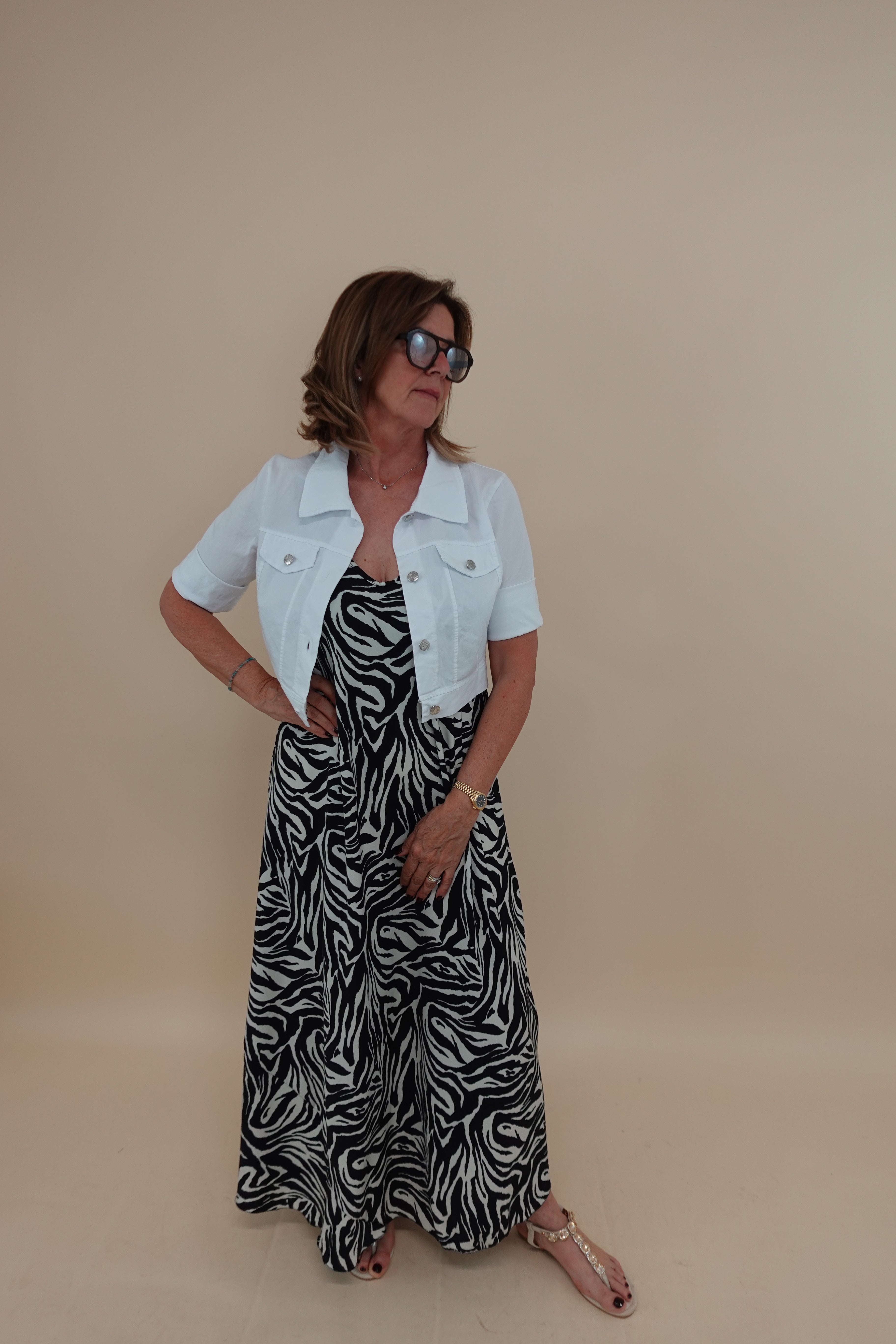 Giacca Crop White