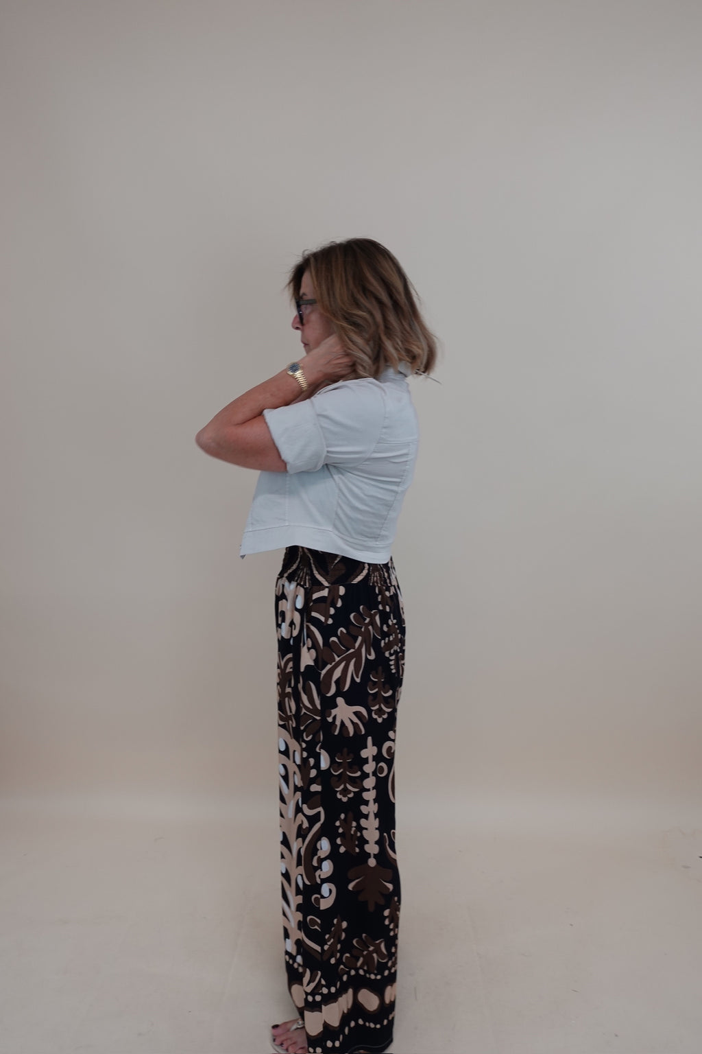 Giacca Crop Beige