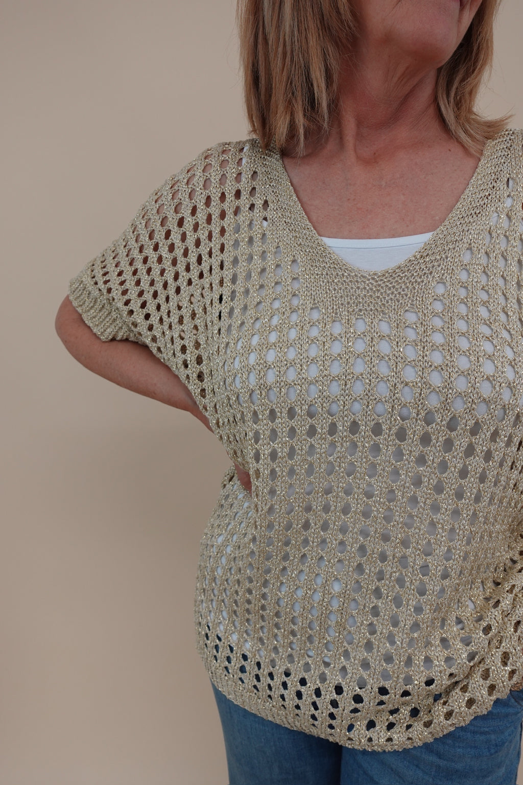 Maglia Gold Traforata