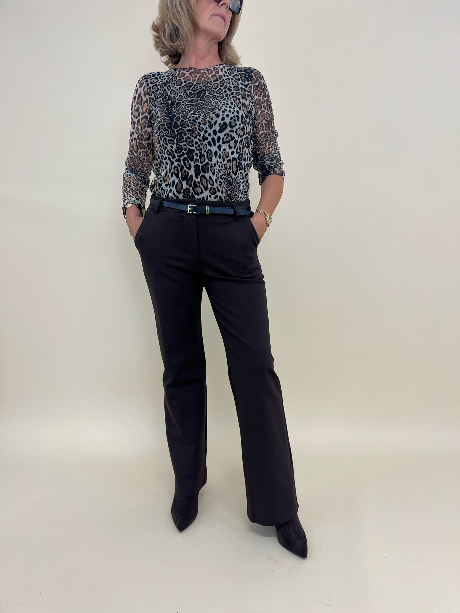 Pantalone Punto Milano Marrone