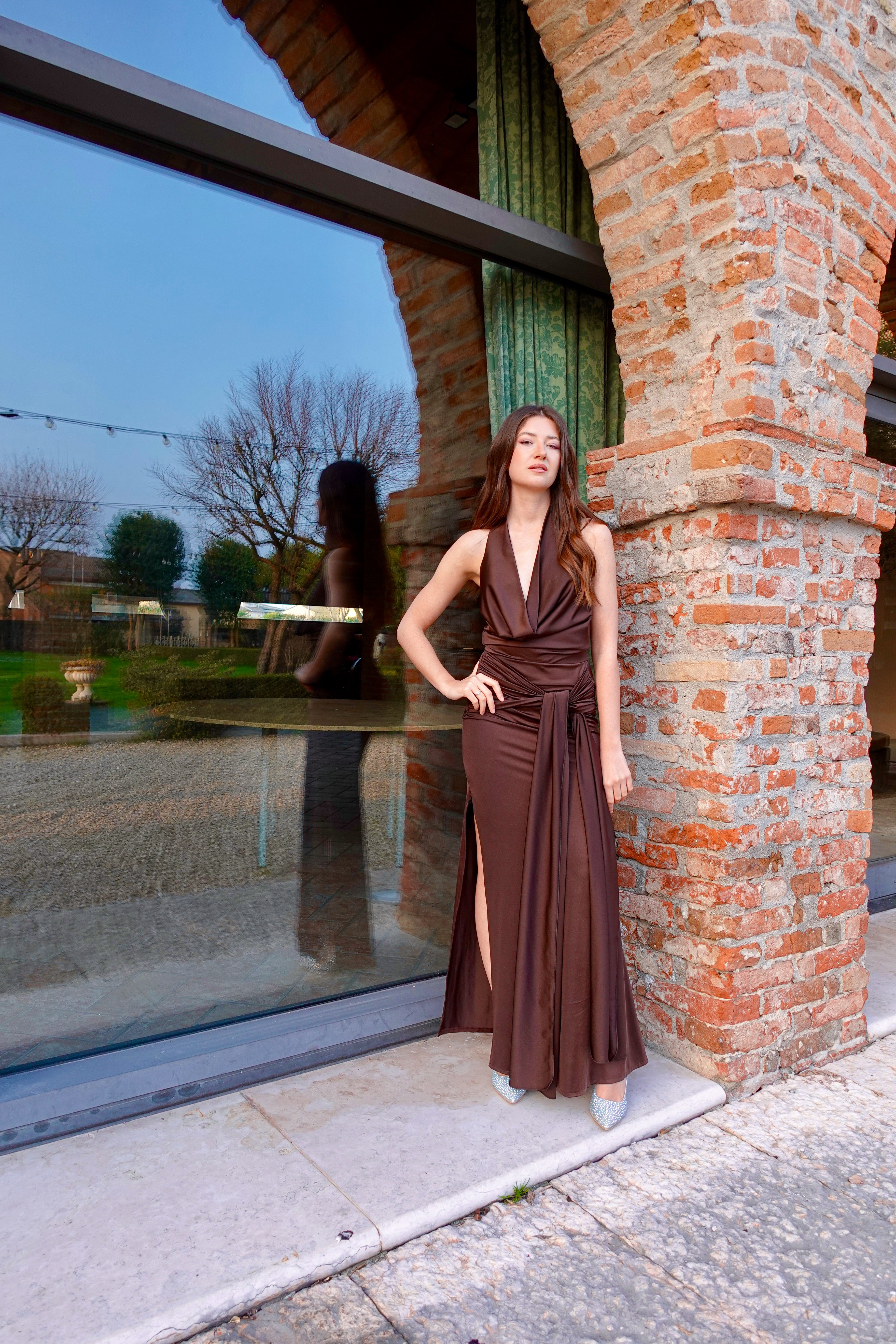 Abito Rosalia Marrone