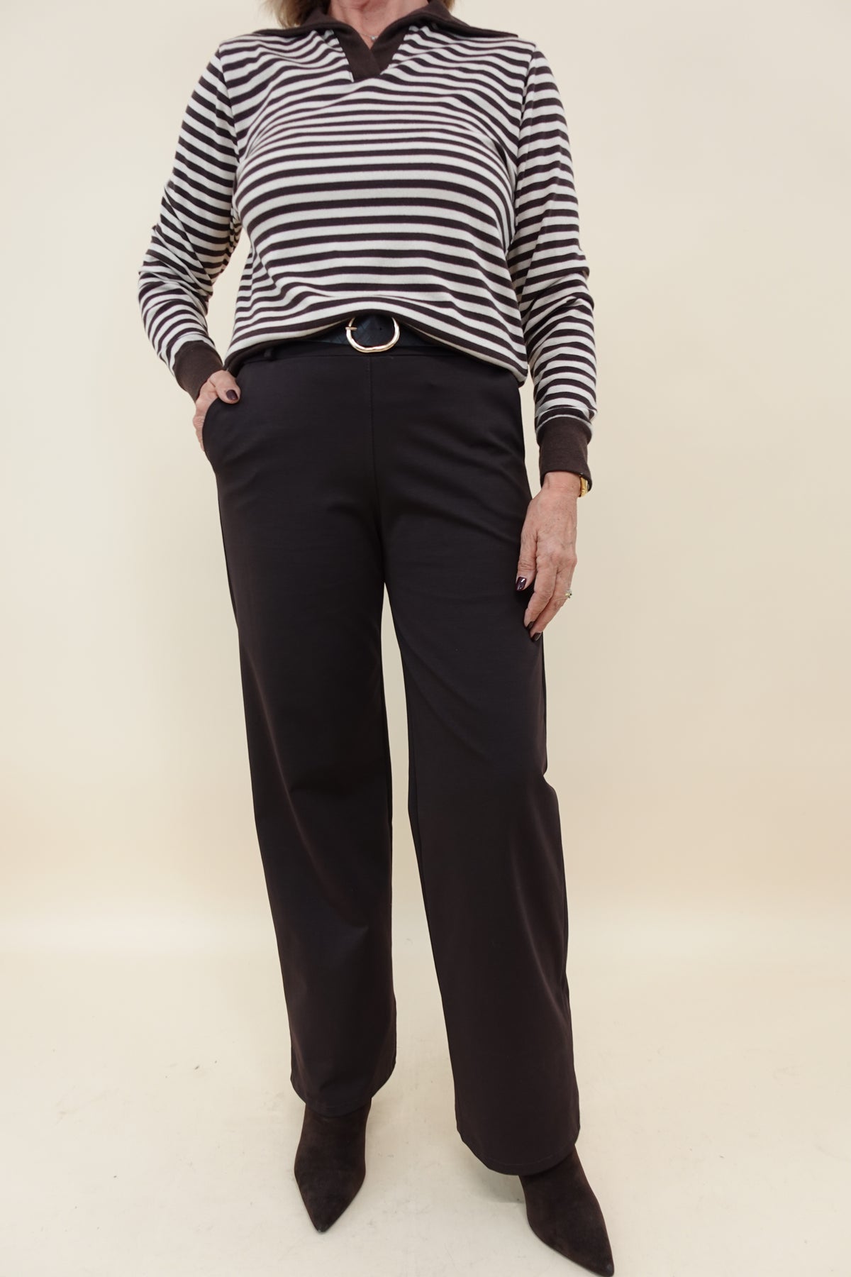 Pantalone Eleonora Marrone