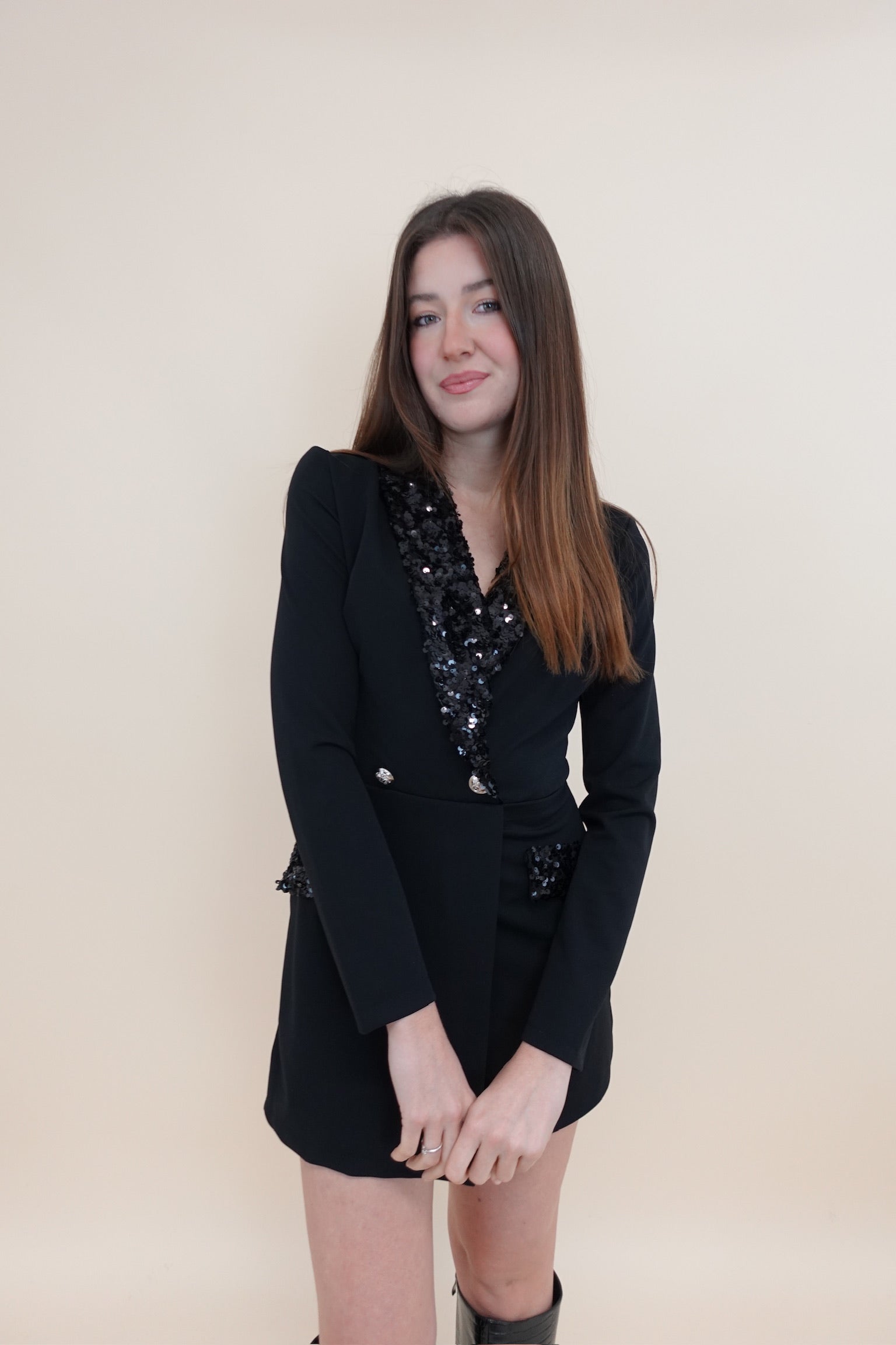 Tutina Paiettes Nera