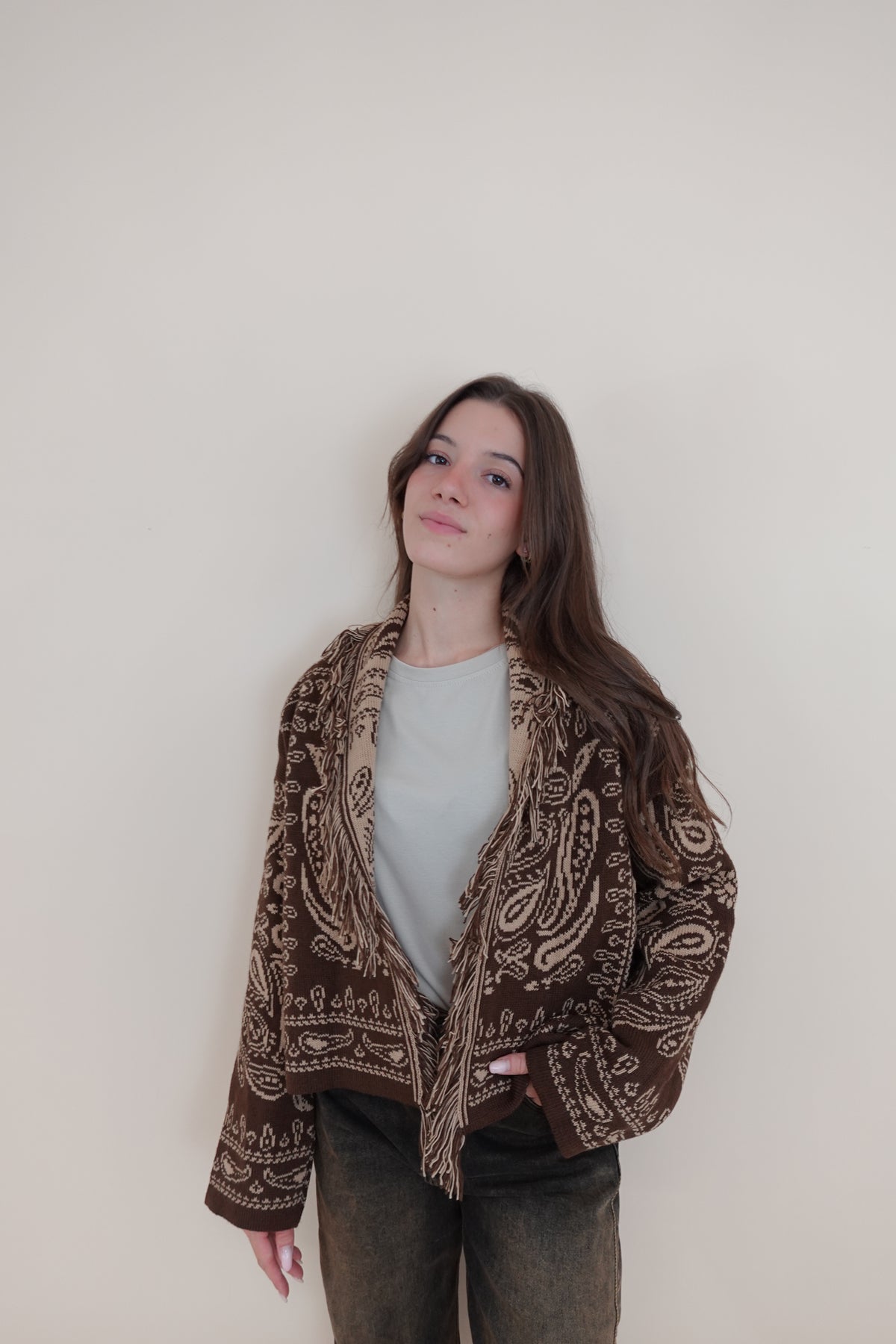 Cardigan Ortisei Marrone