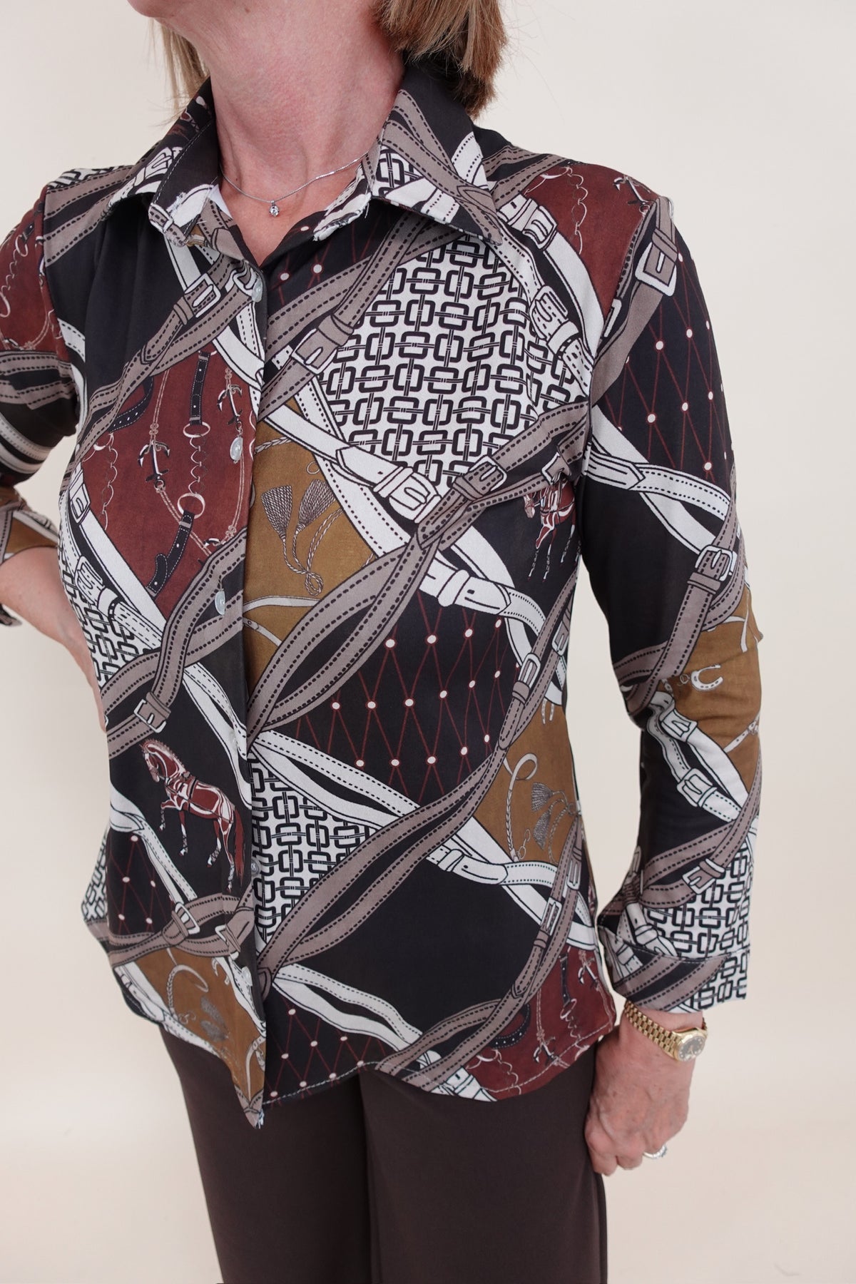 Camicia Fantasy Marrone