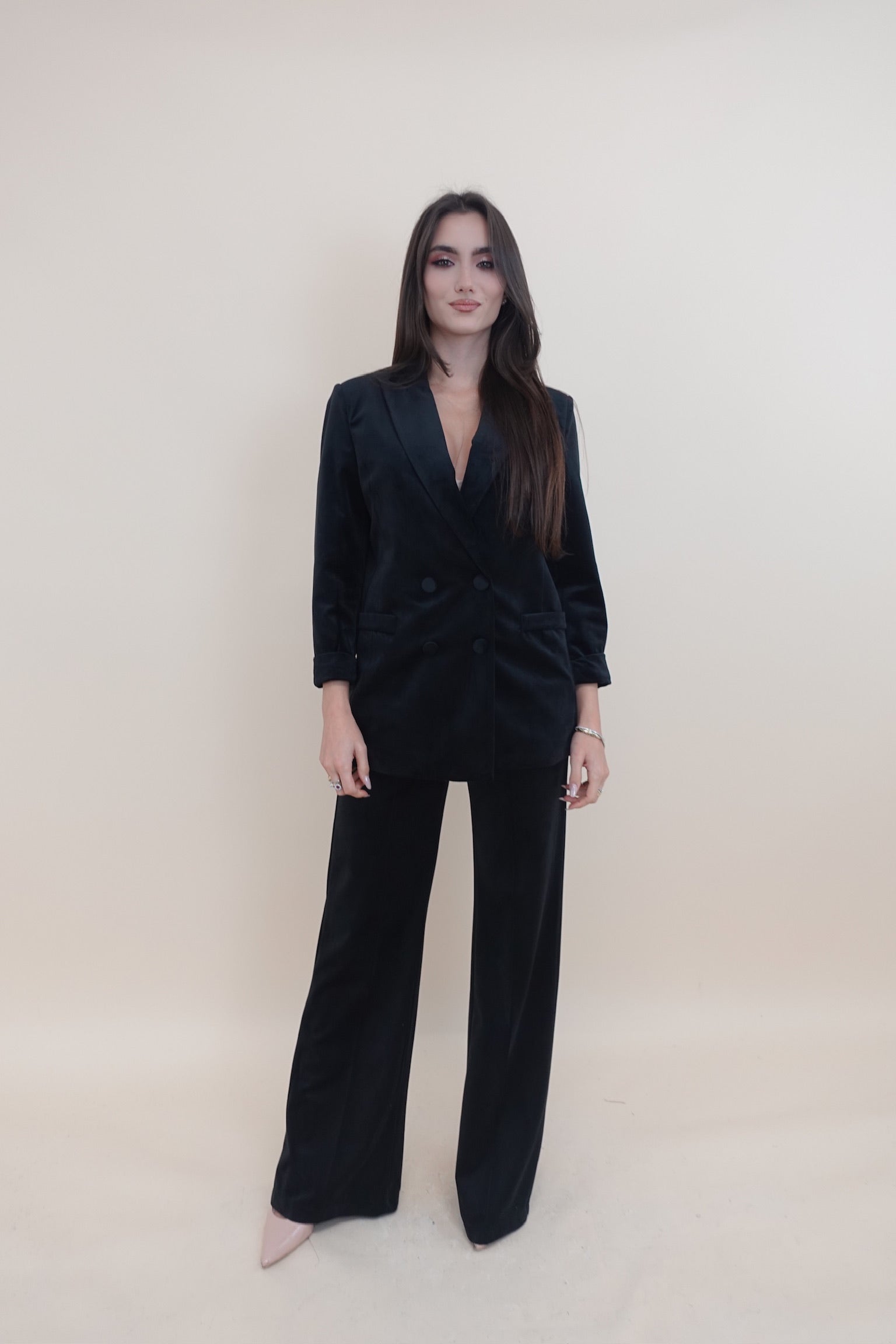 Giacca Velluto Nero