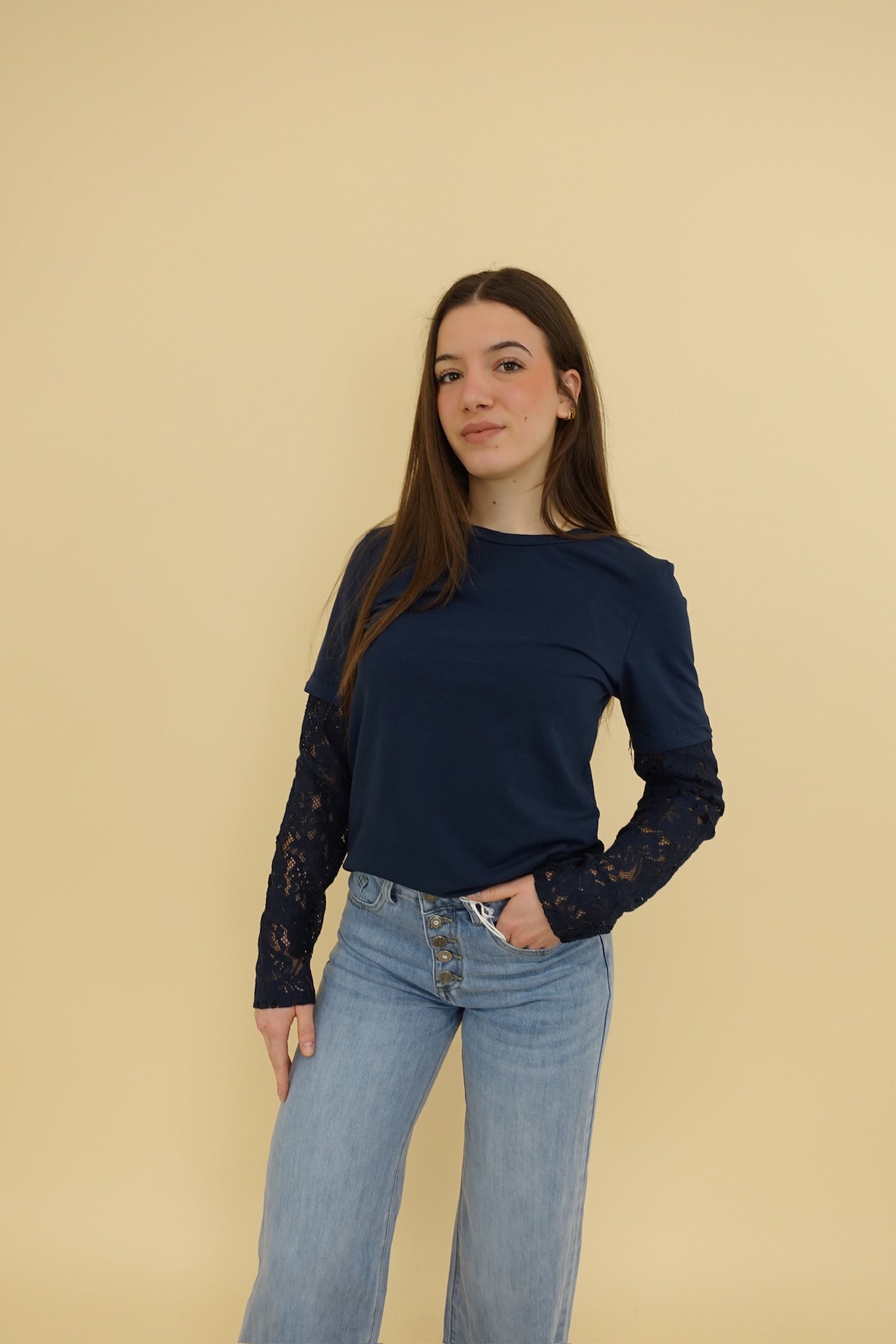 Maglia Pizzo New Blu