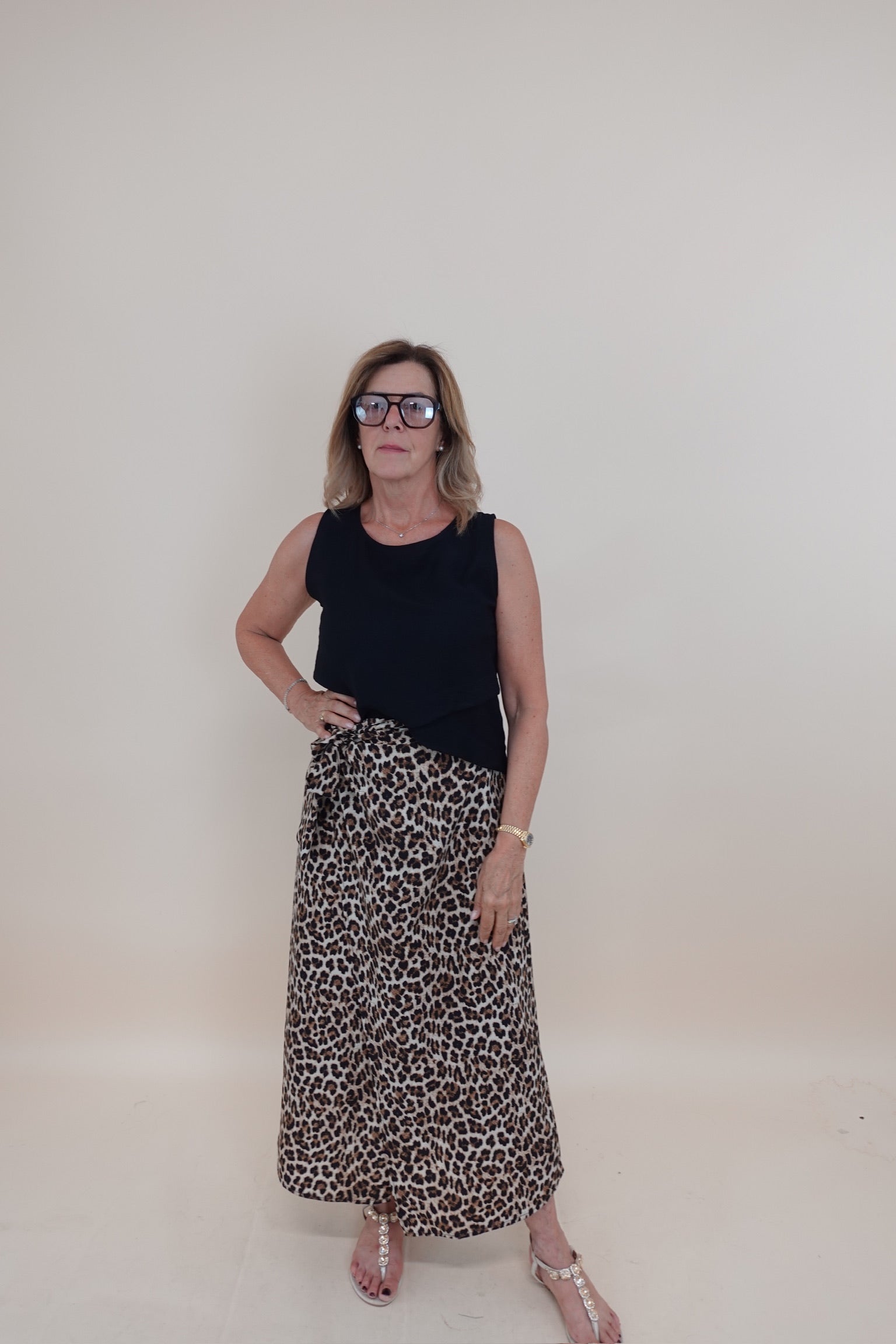 Gonna Pareo Long Leopard