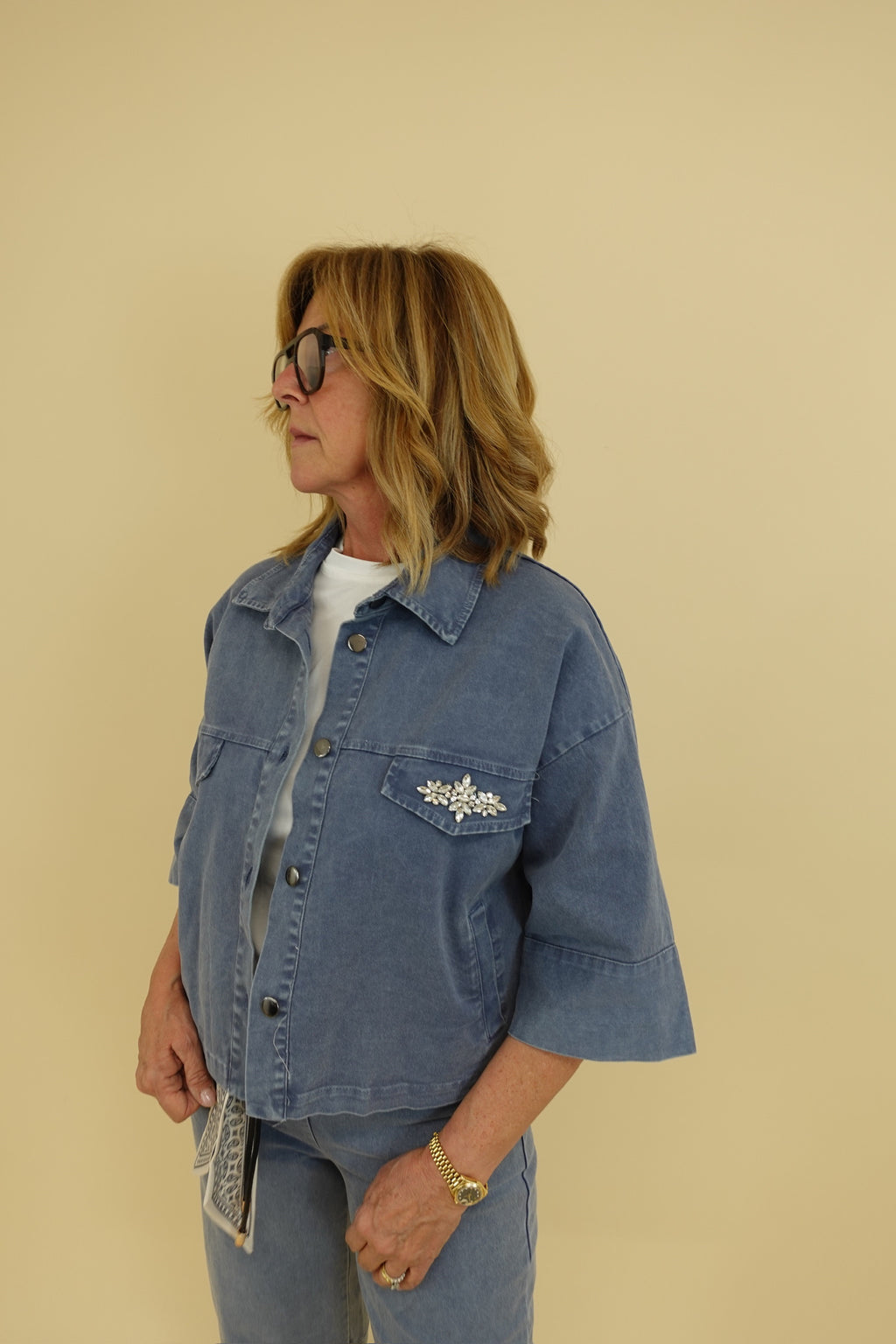 Giacca Shine Blu Jeans