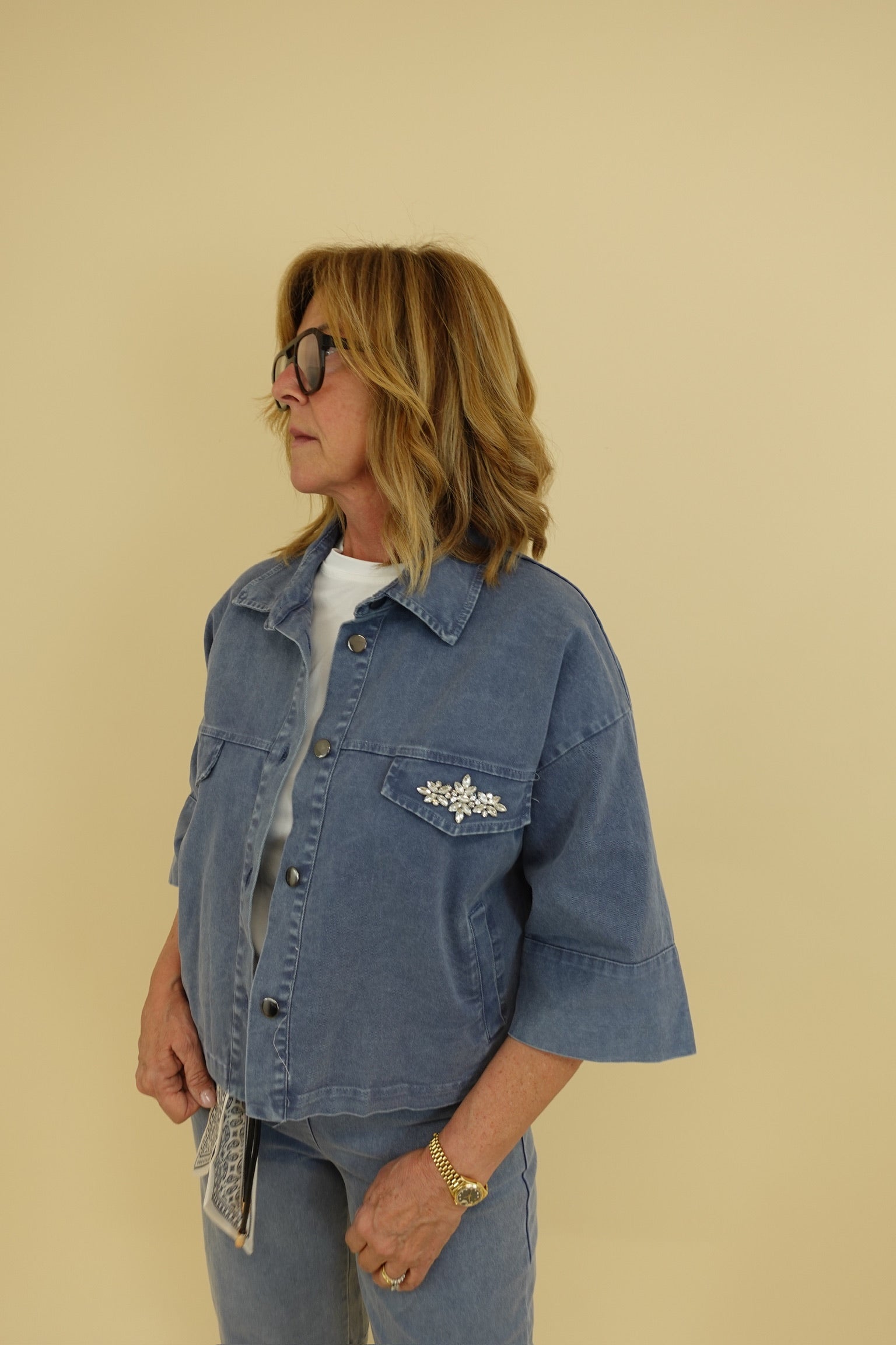Giacca Shine Blu Jeans