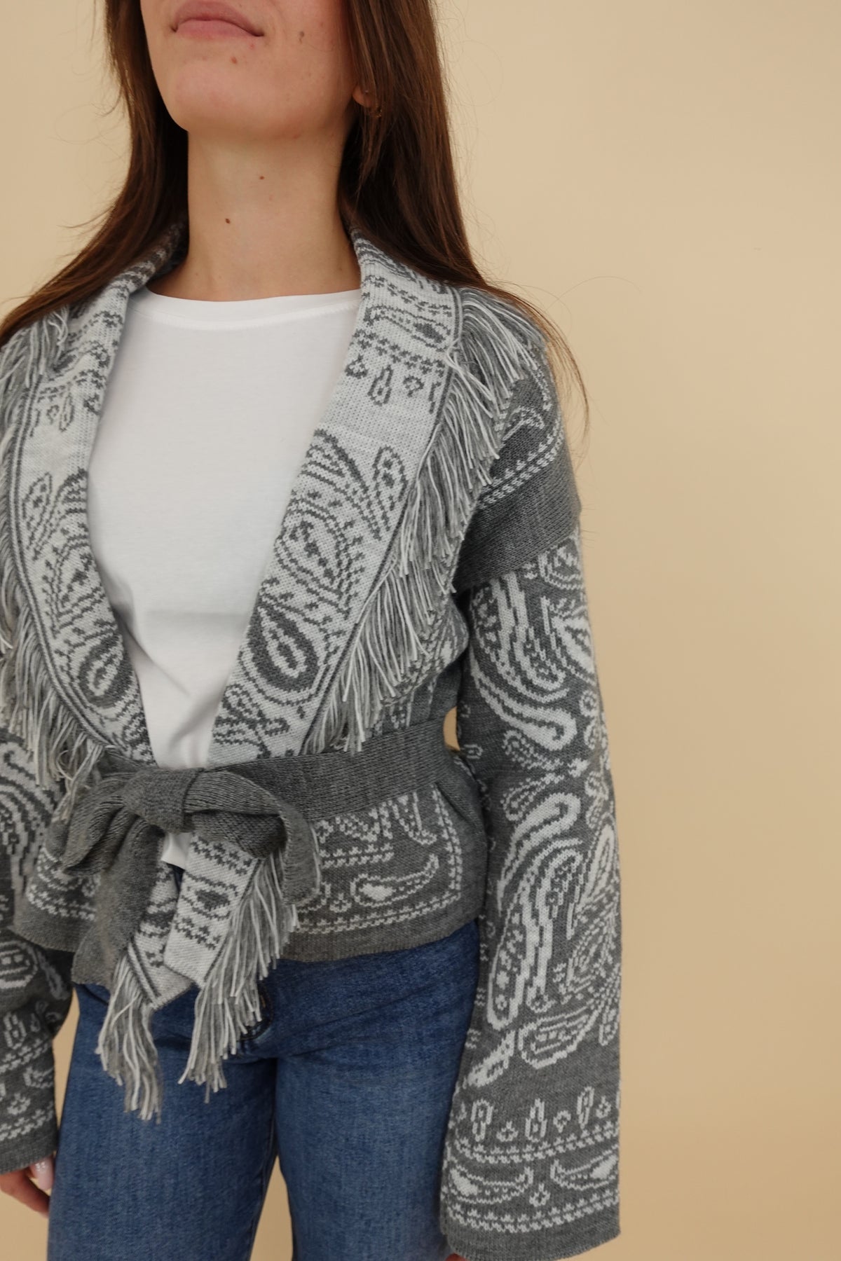 Cardigan Ortisei Grigio