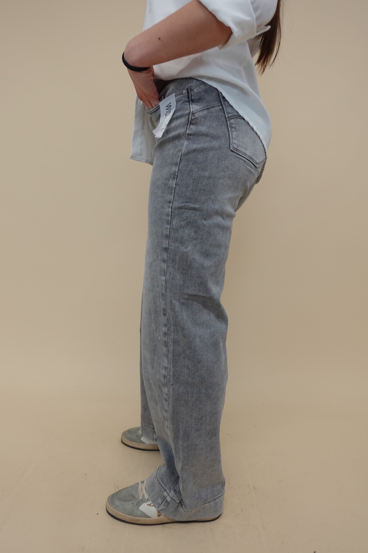 Jeans Palazzo Grigio