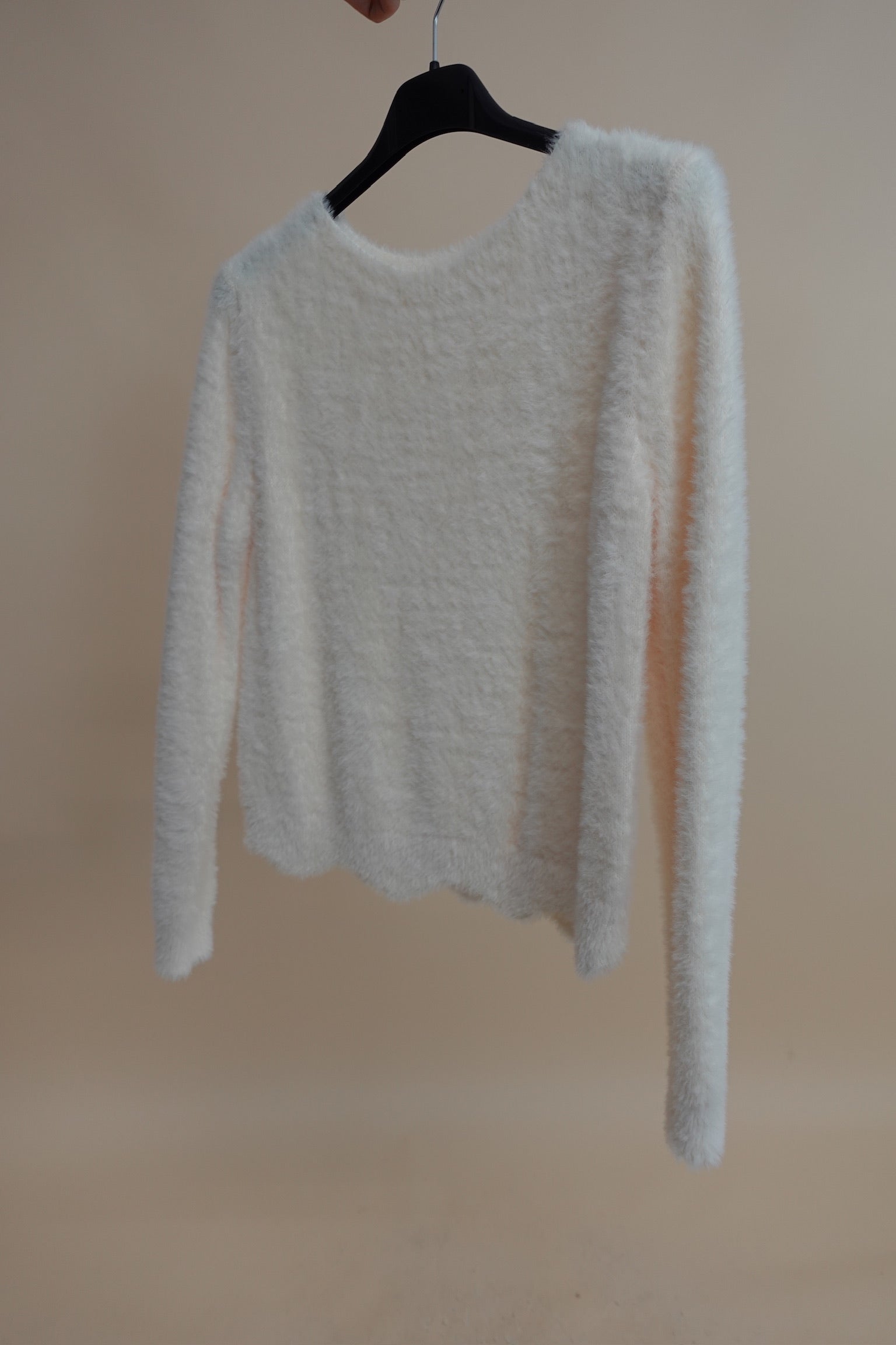 Maglione Zig Zag Bianco
