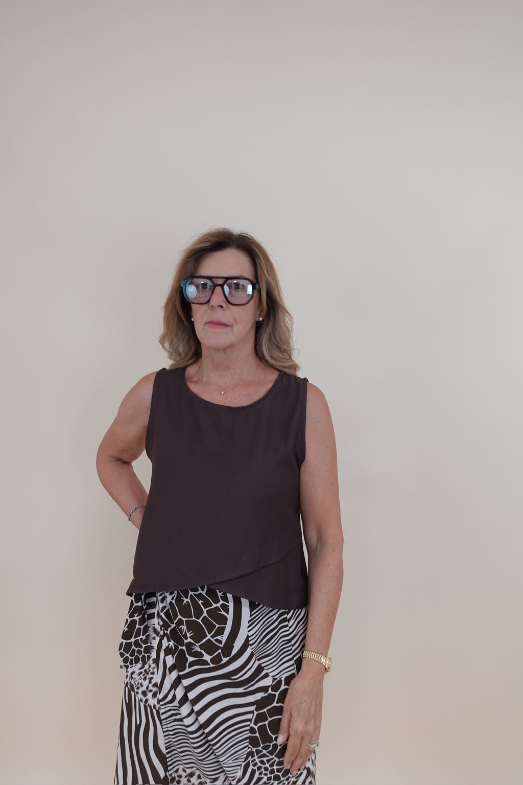 Canotta Virginia Marrone