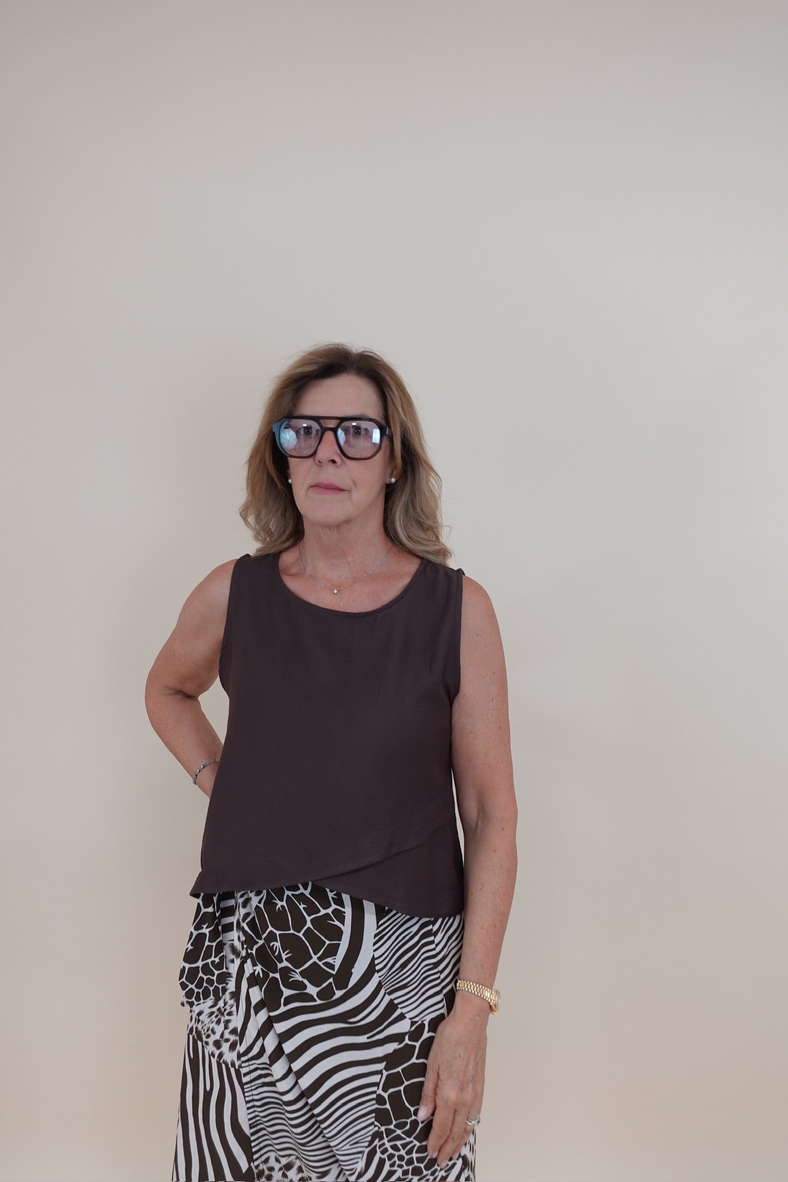 Canotta Virginia Marrone