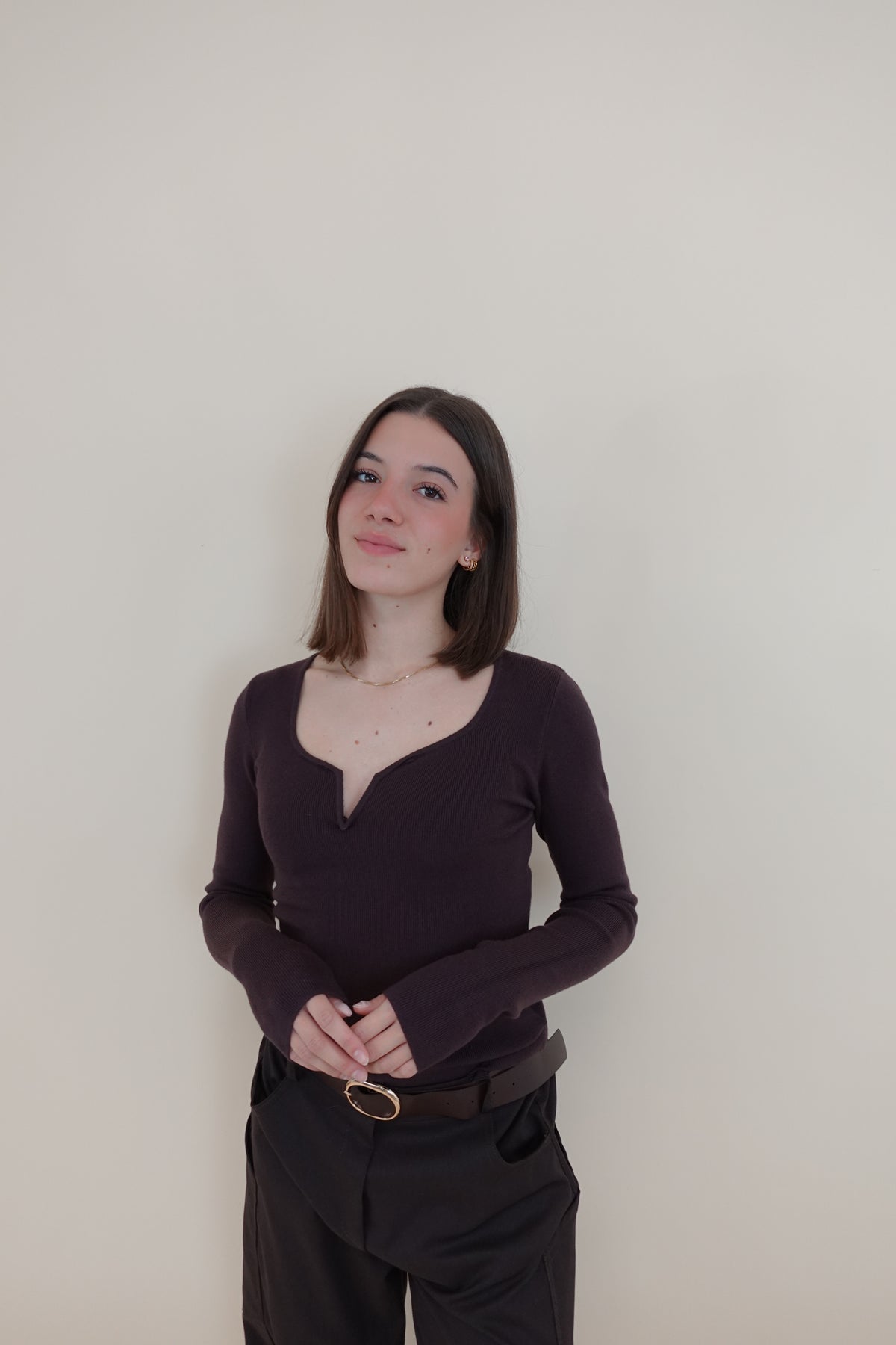 Maglia Elisa Marrone
