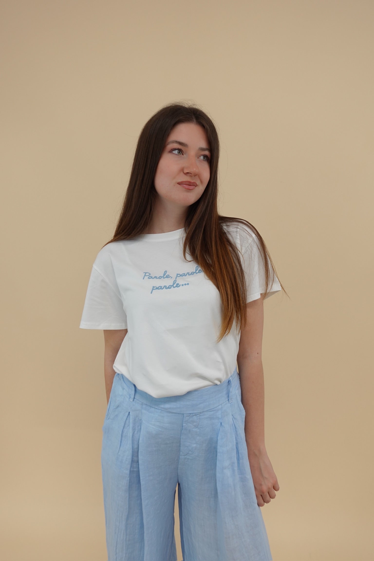 T-shirt Parole Azzurra