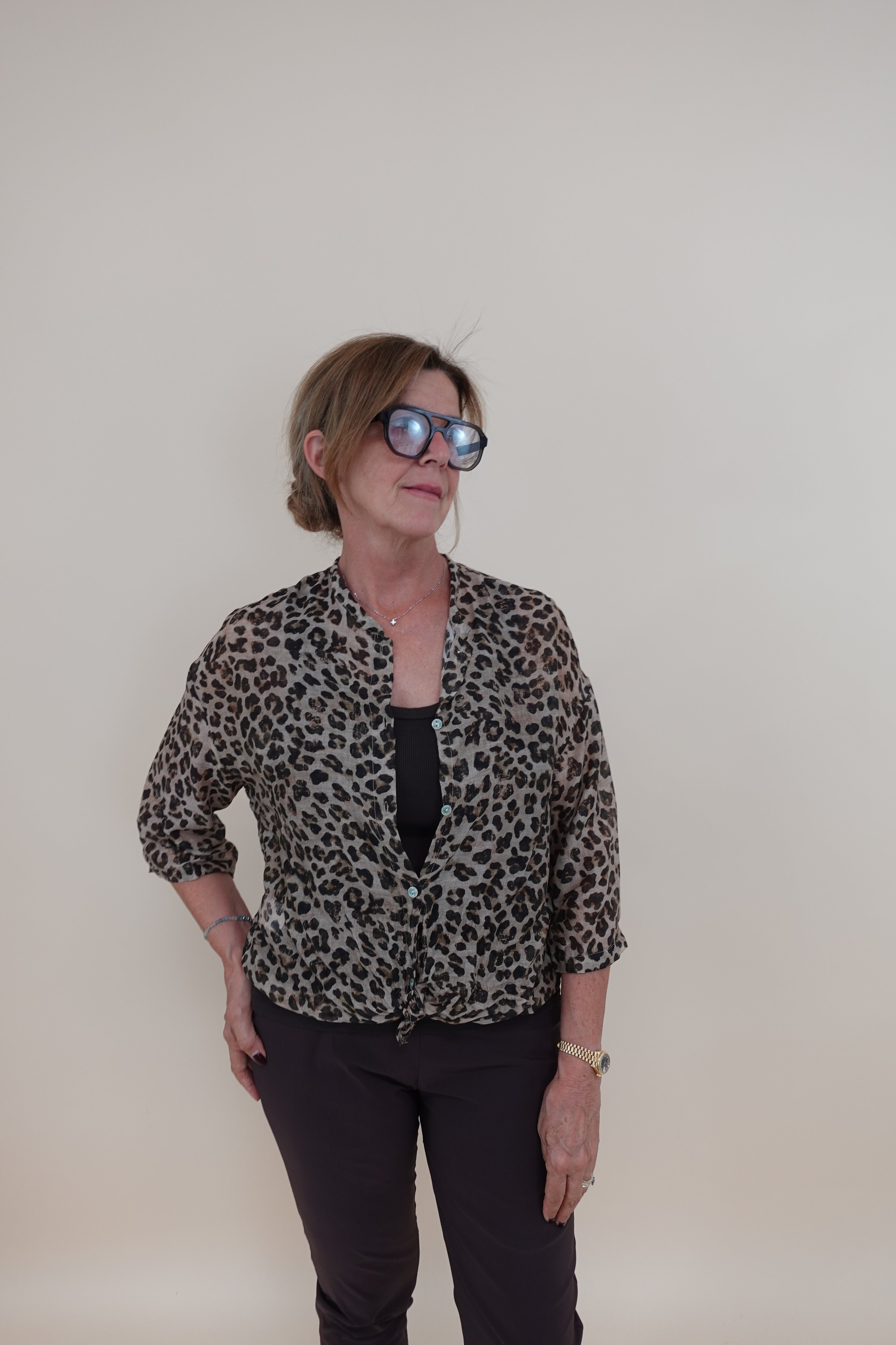 Camicia Leopard