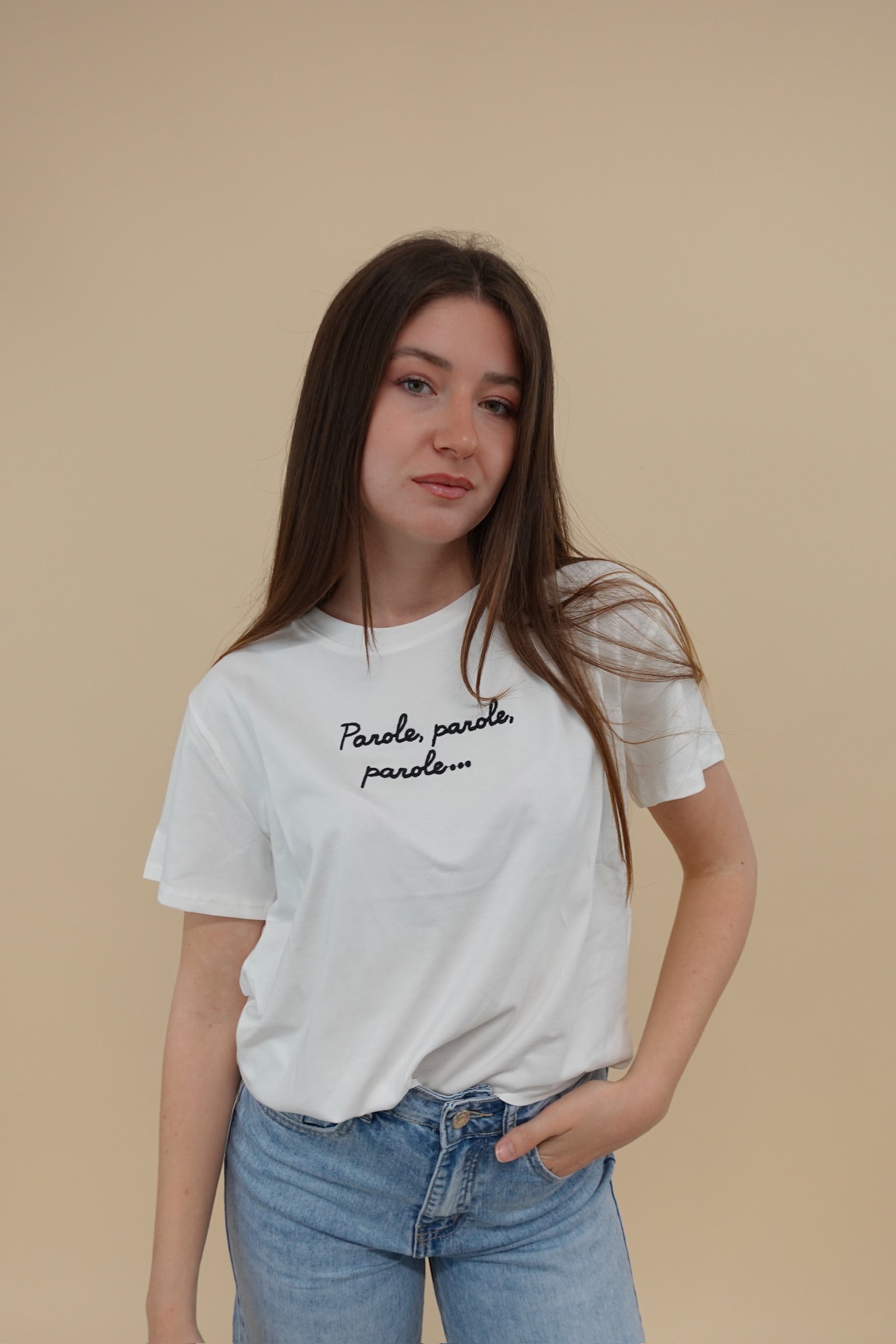 T-shirt Parole Nera