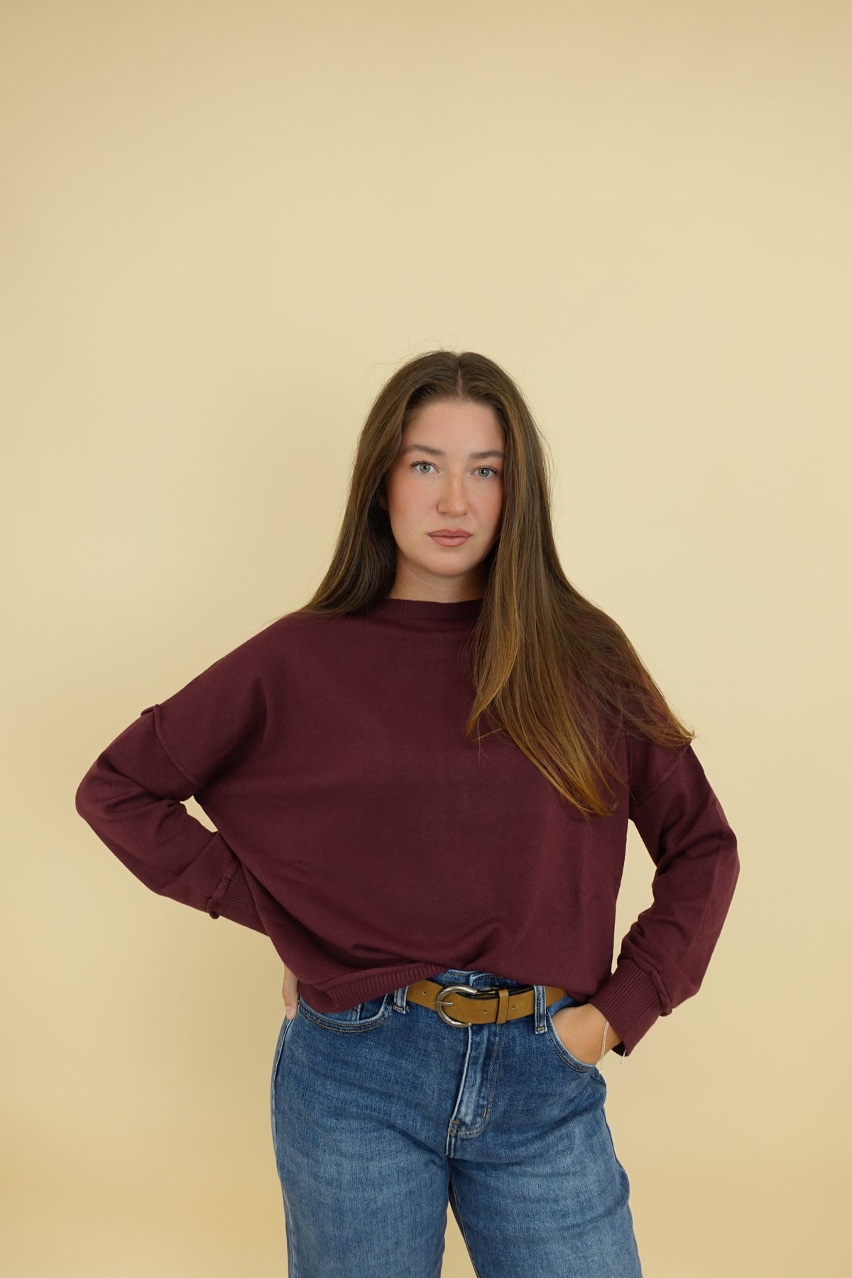 Maglione Cortina Bordeaux