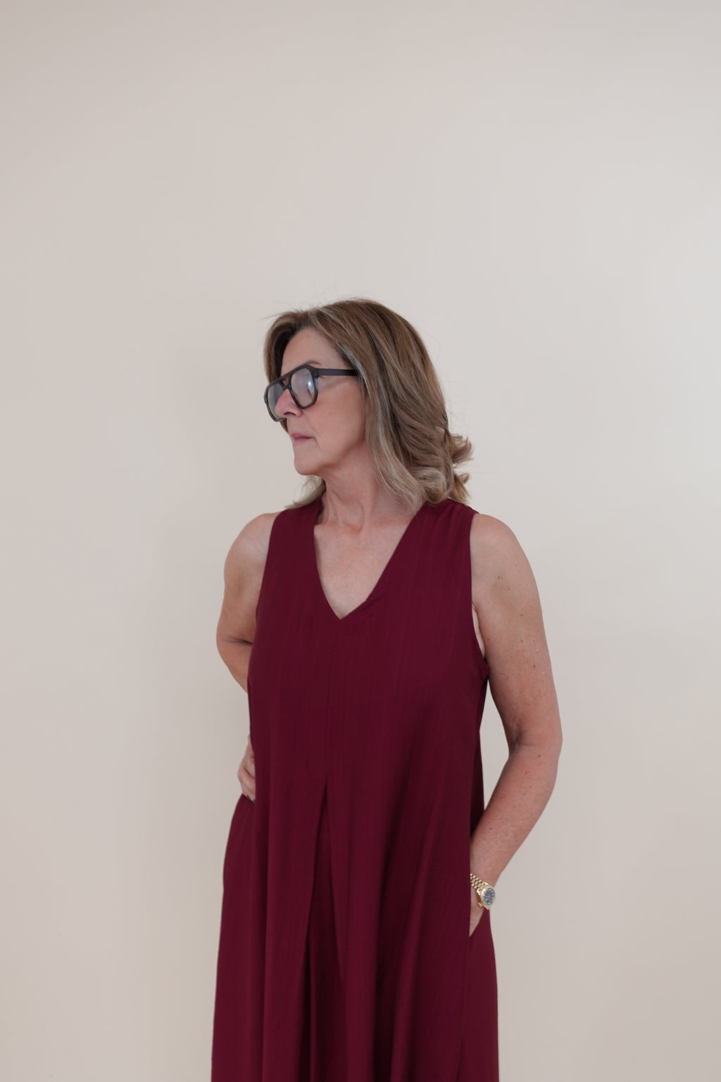 Abito Maddalena Bordeaux