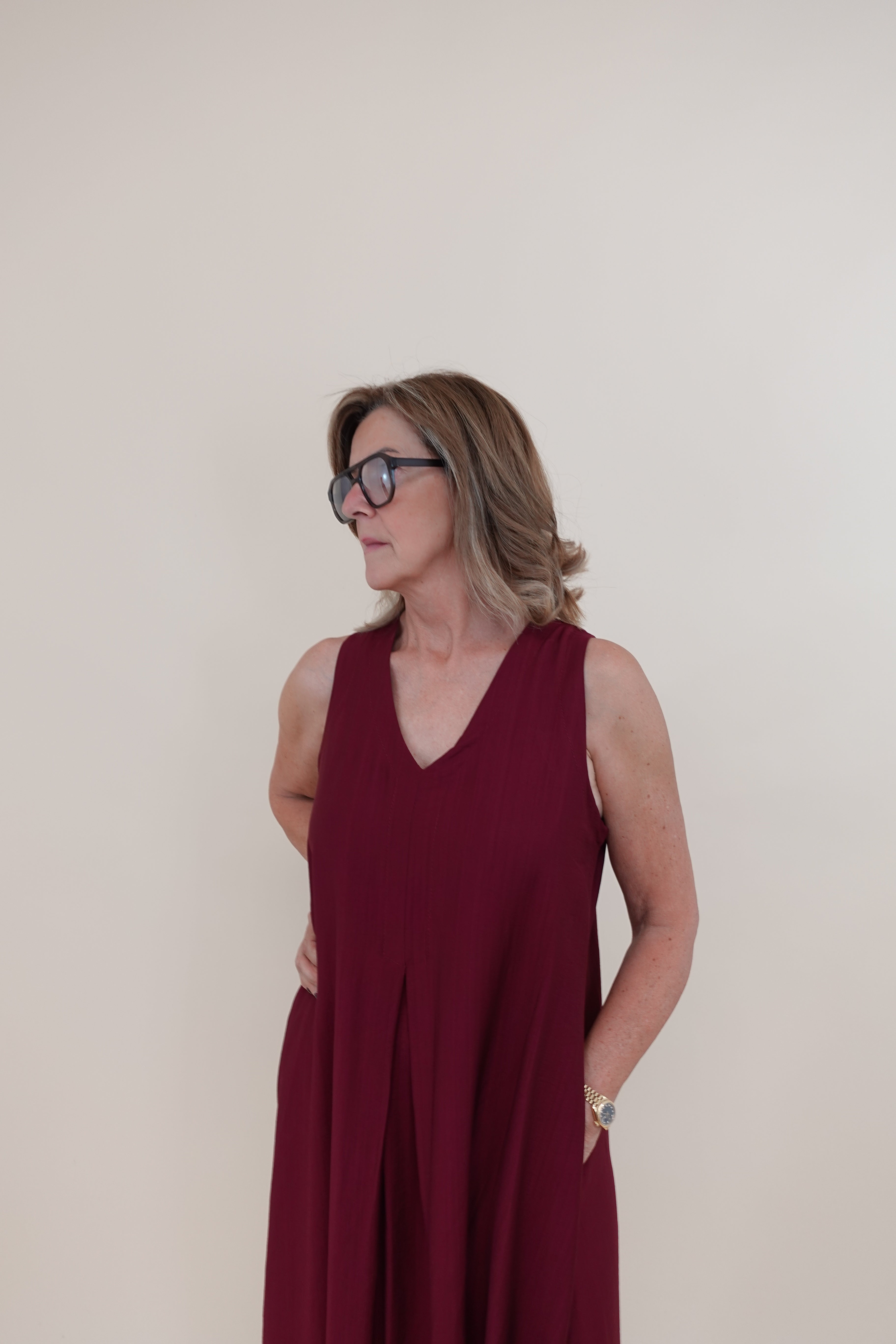 Abito Maddalena Bordeaux