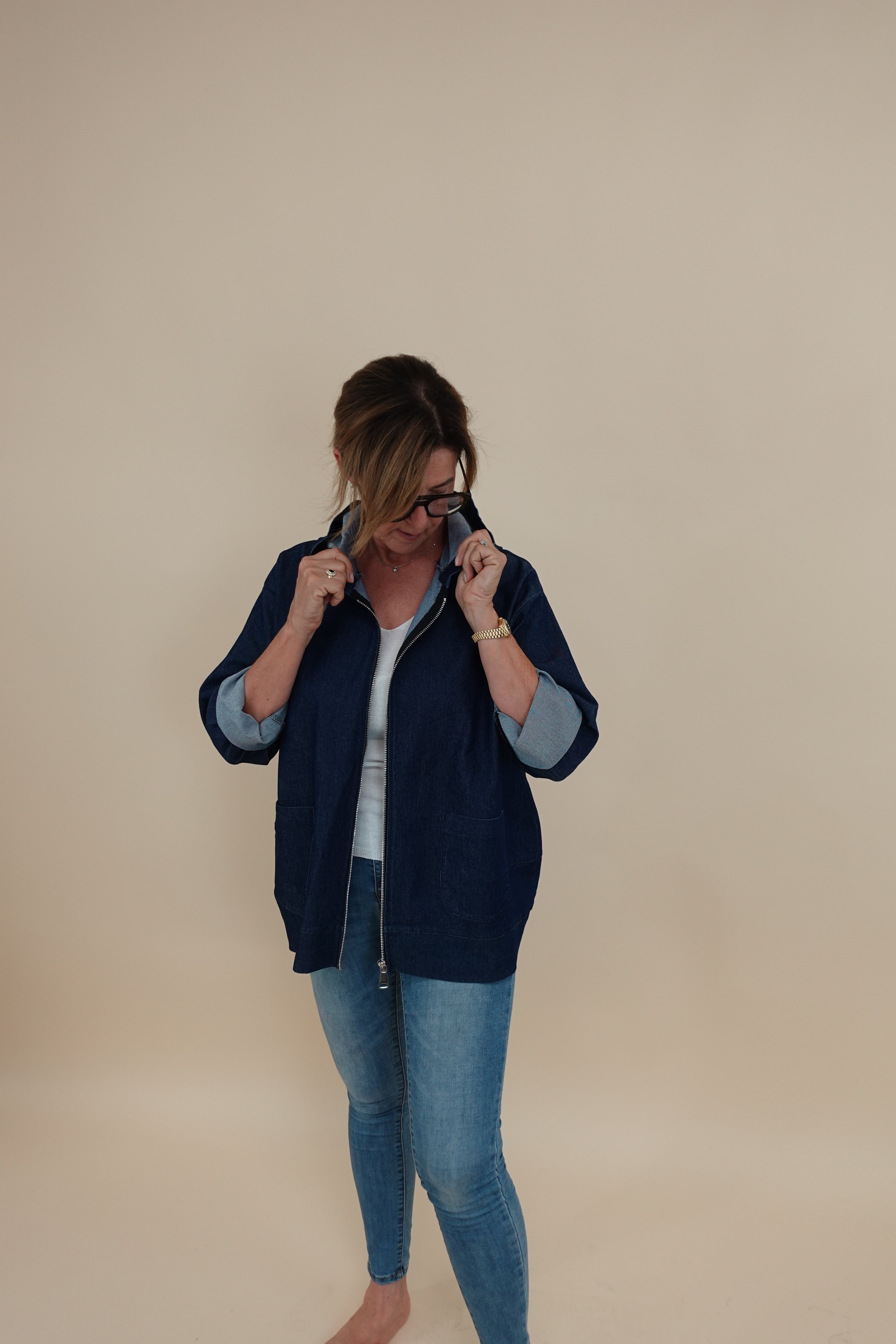 Giacca over jeans