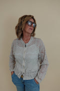 Giacca Pizzo Beige