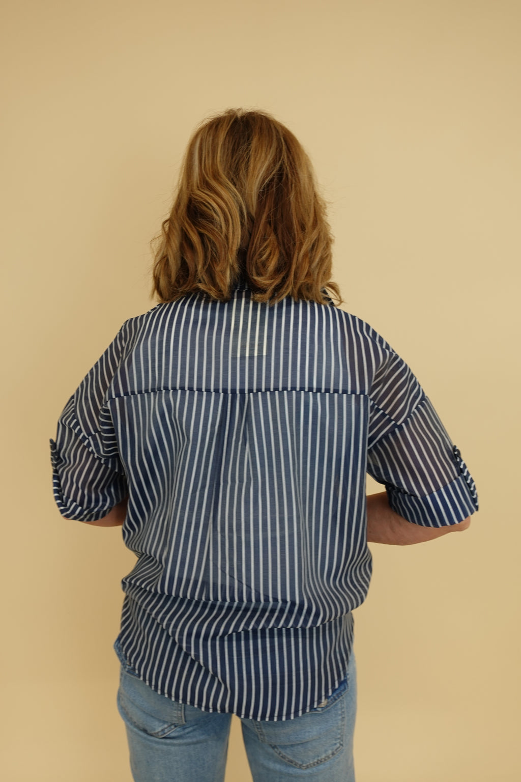 Camicia Line Blu