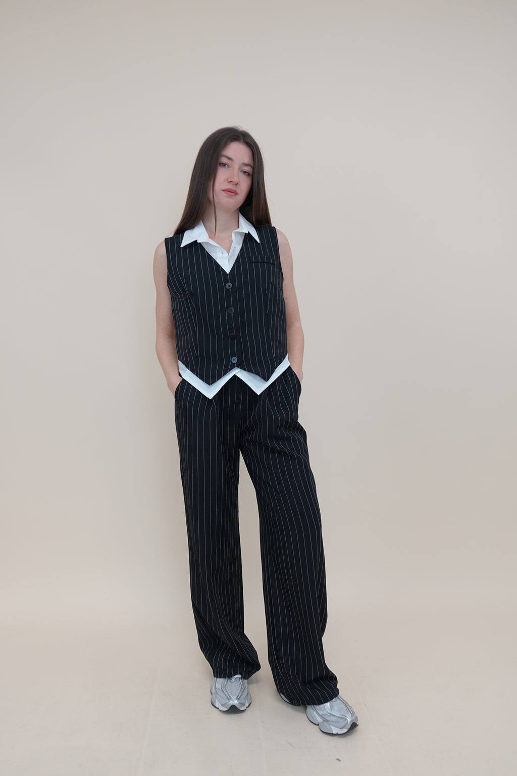 Gilet Line Nero