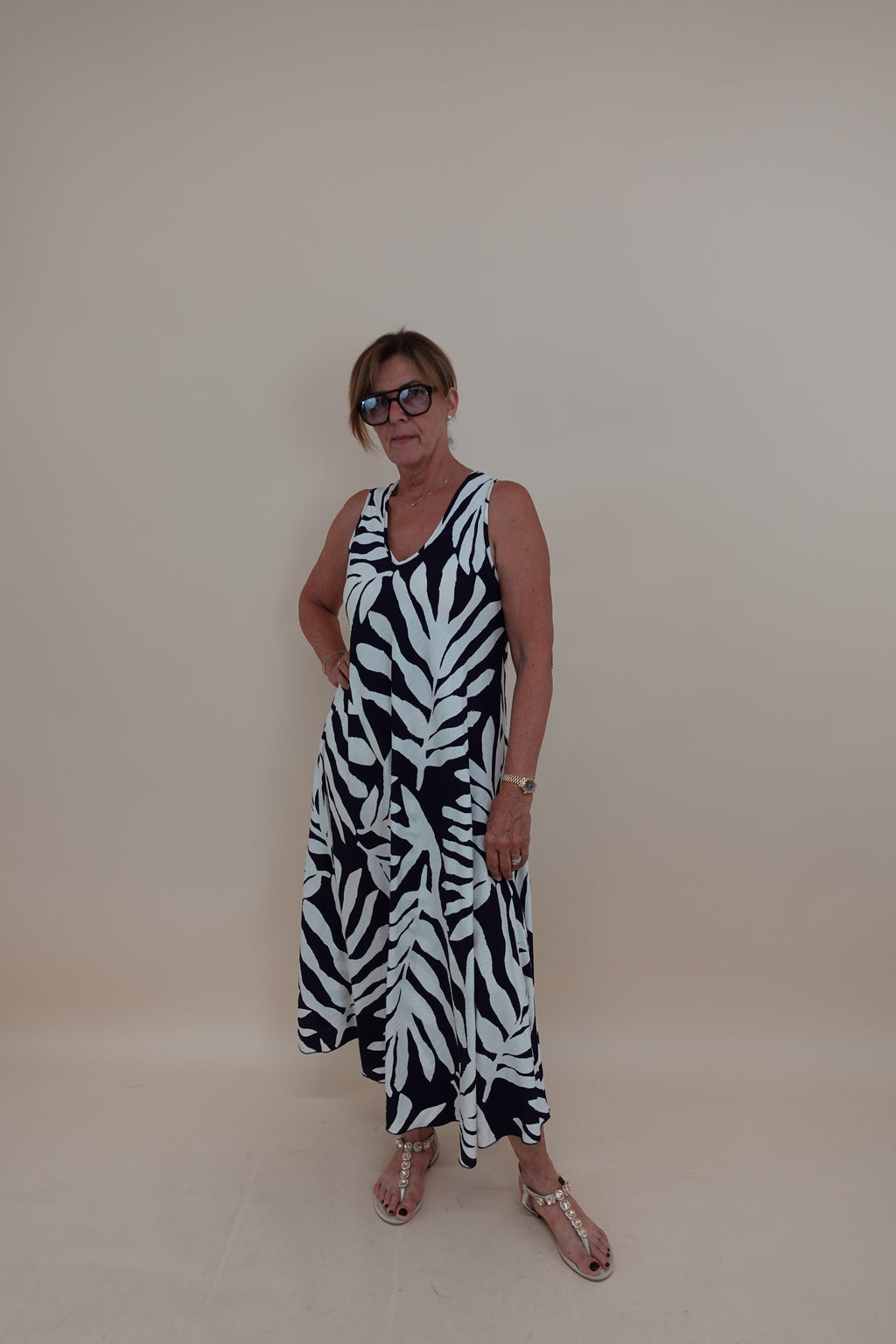 Abito Jungle Blu