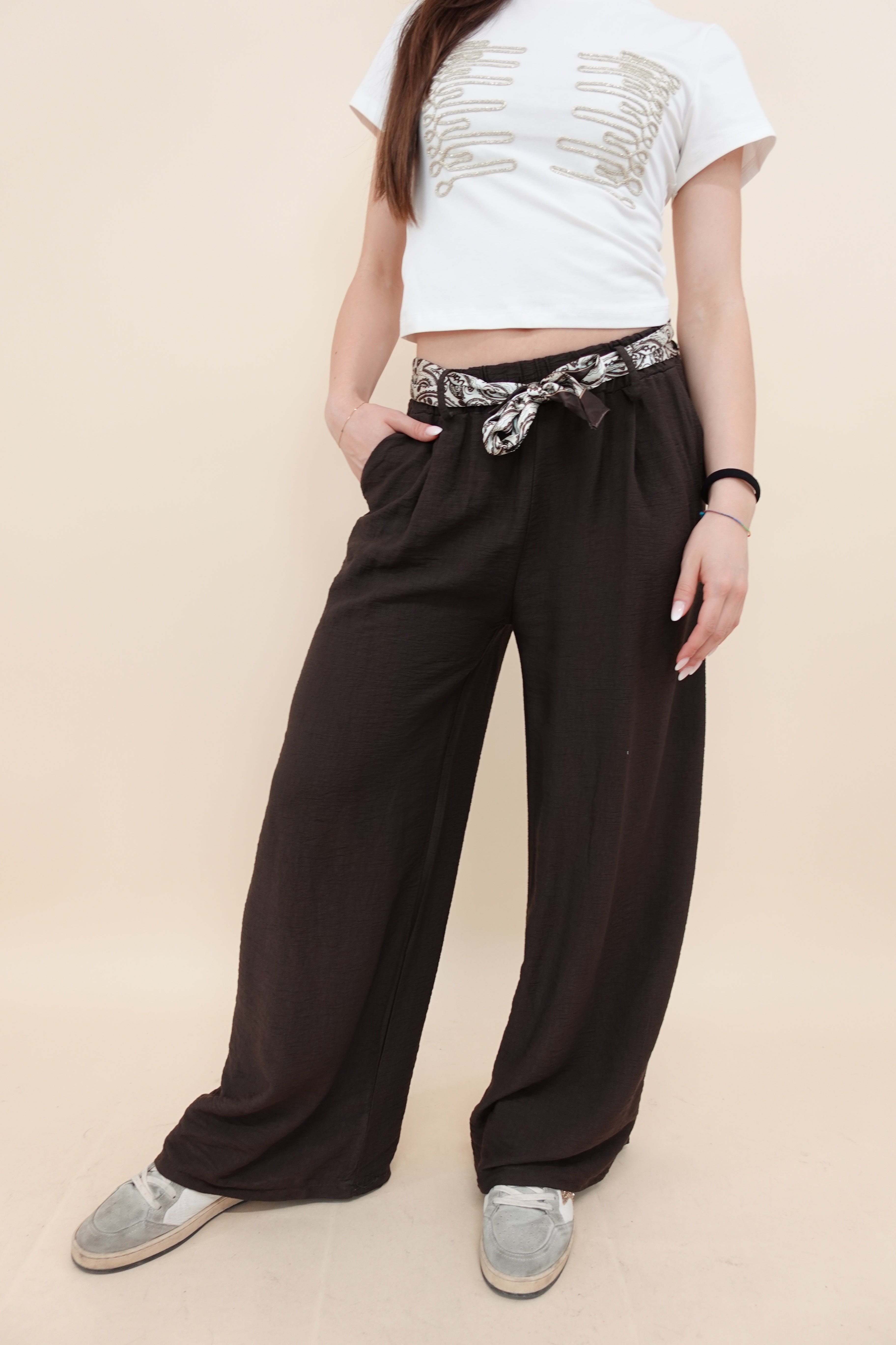 Pantalone Sharm Marrone