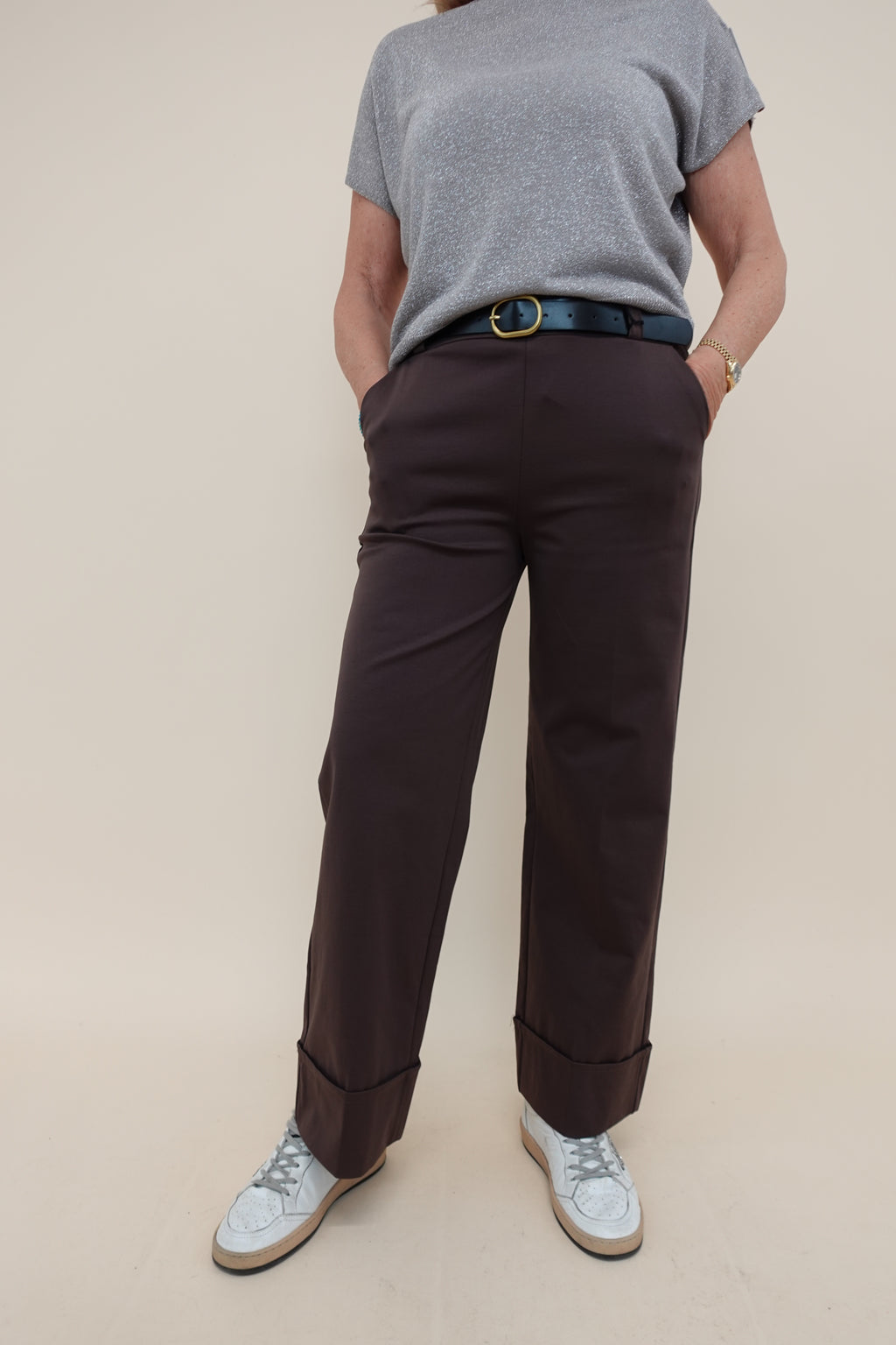 Pantalone Monica Marrone
