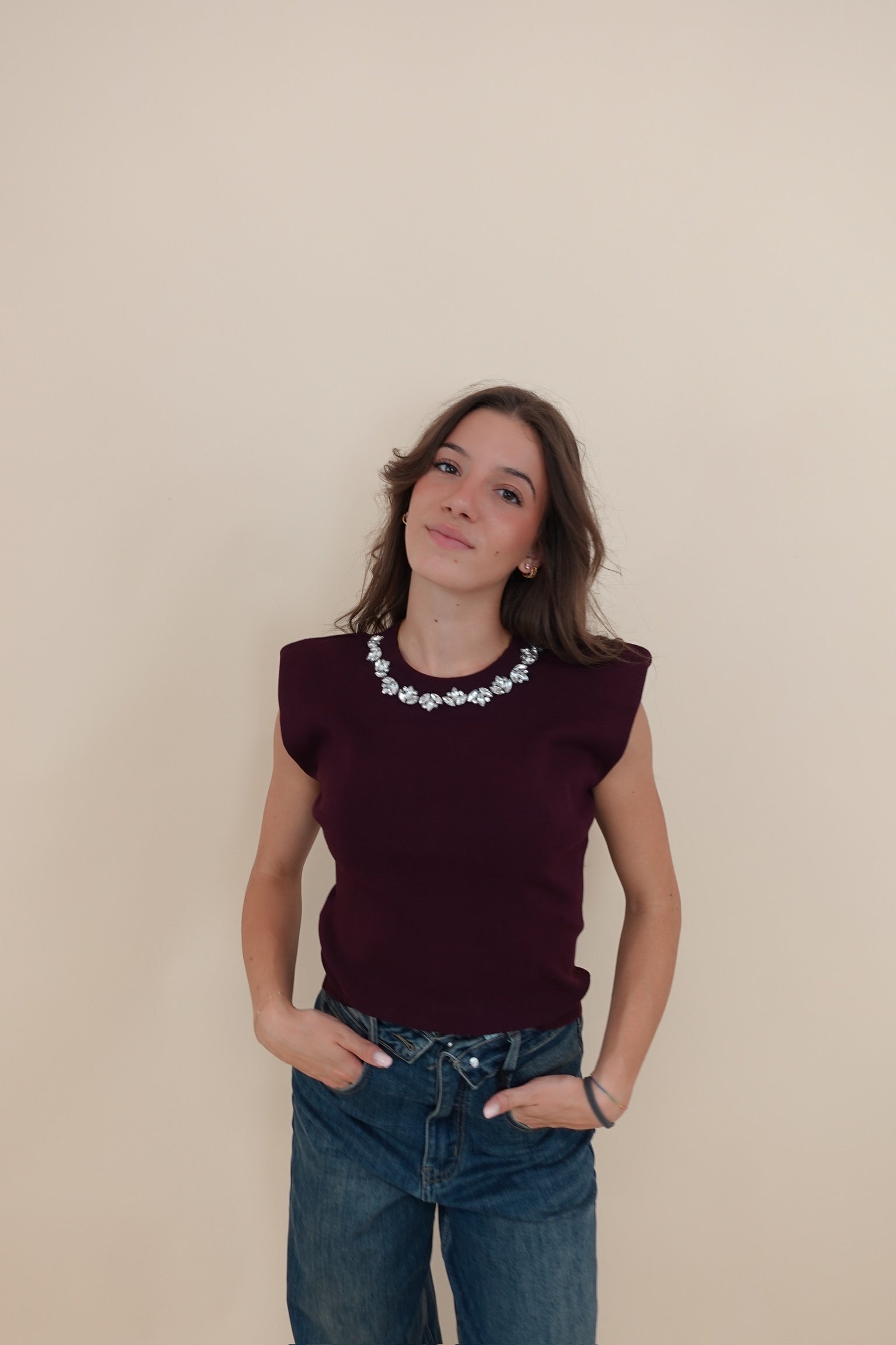 Maglia Brillo Bordeaux