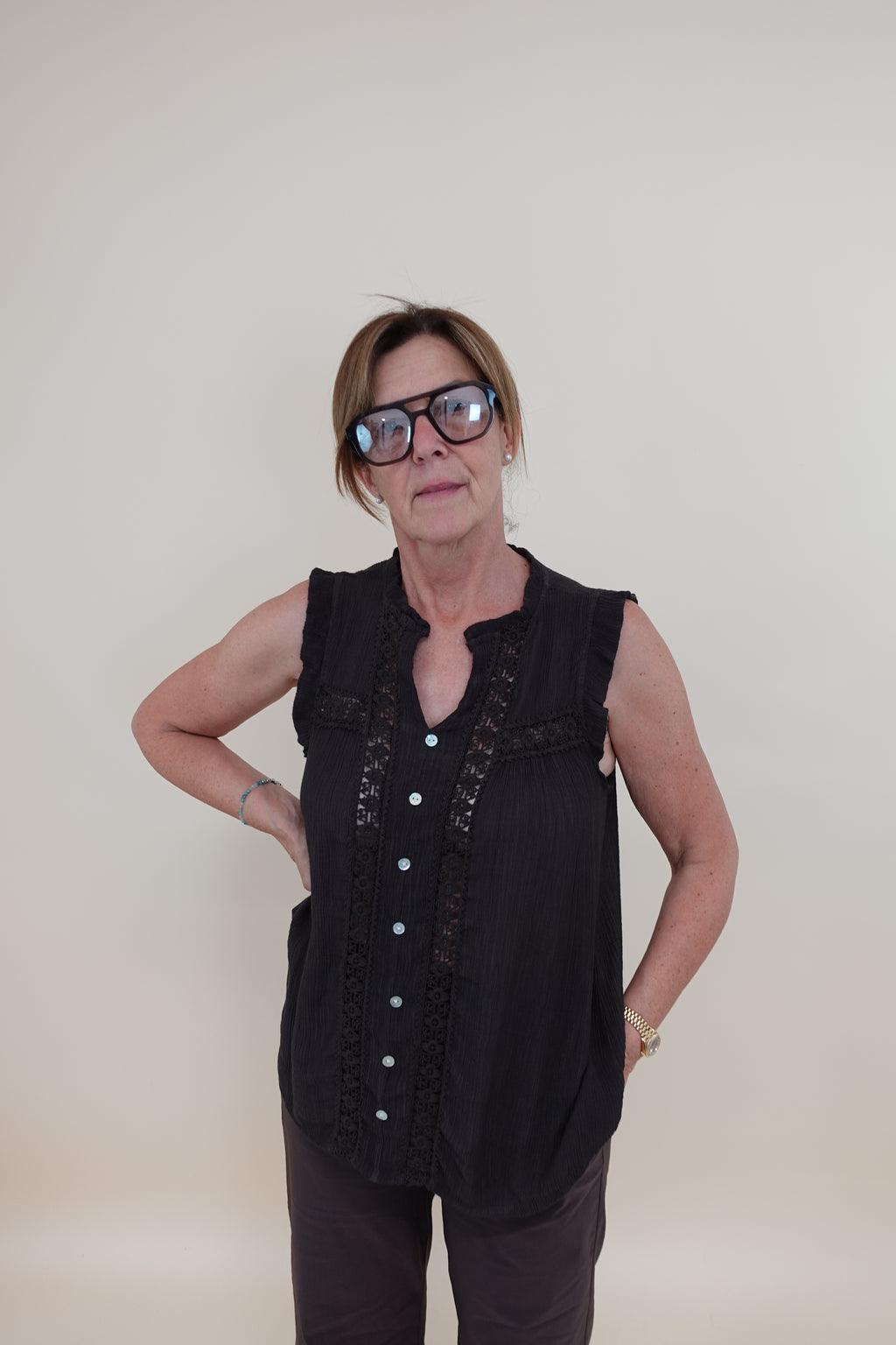 Camicia Ornella Marrone