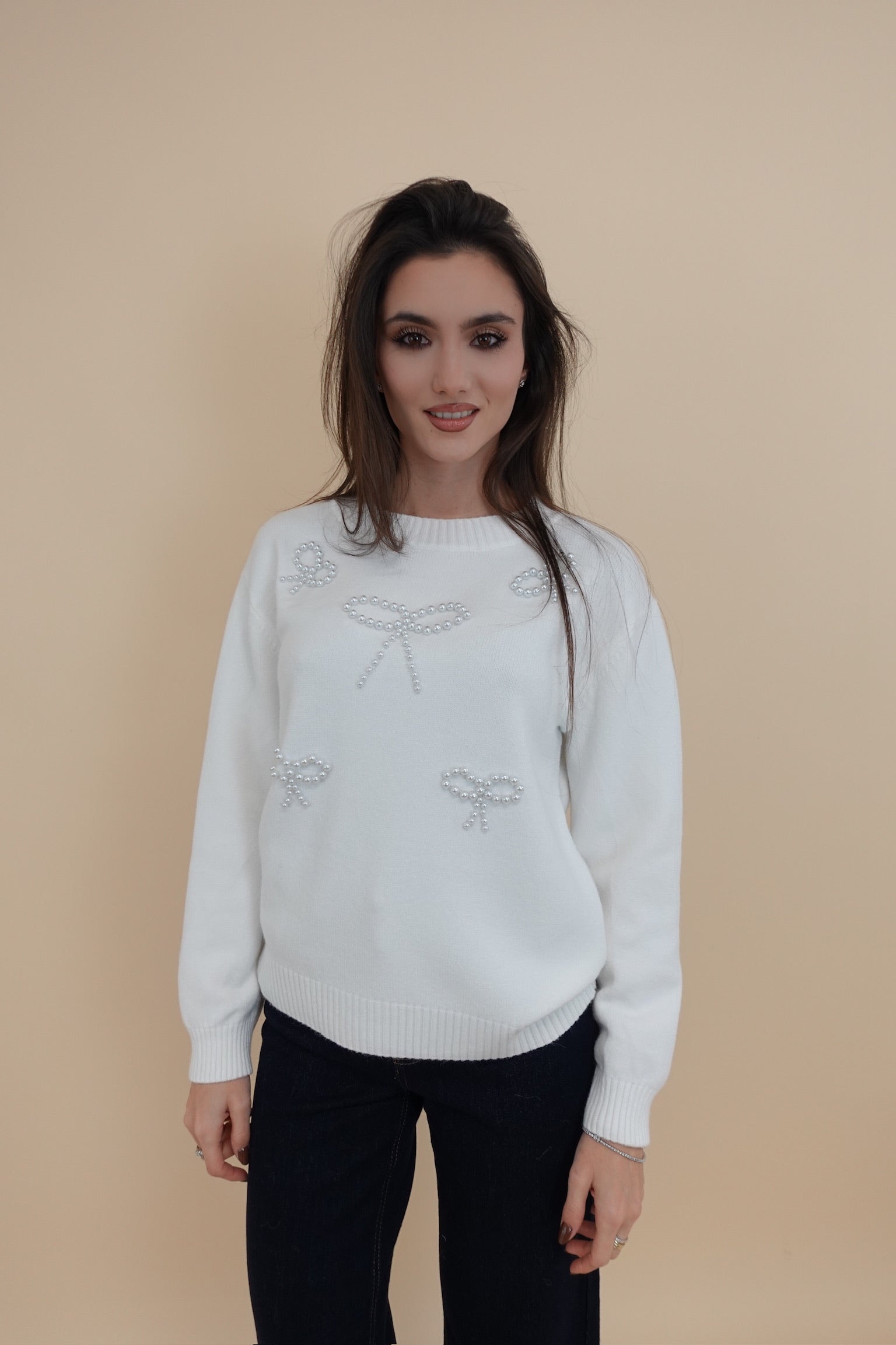 Maglione Grazia Bianco