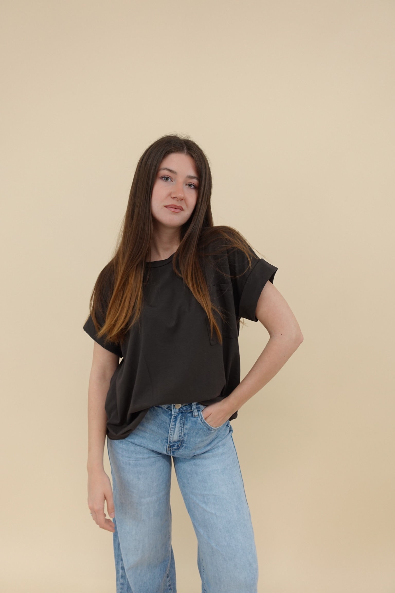T-shirt Taschino Marrone