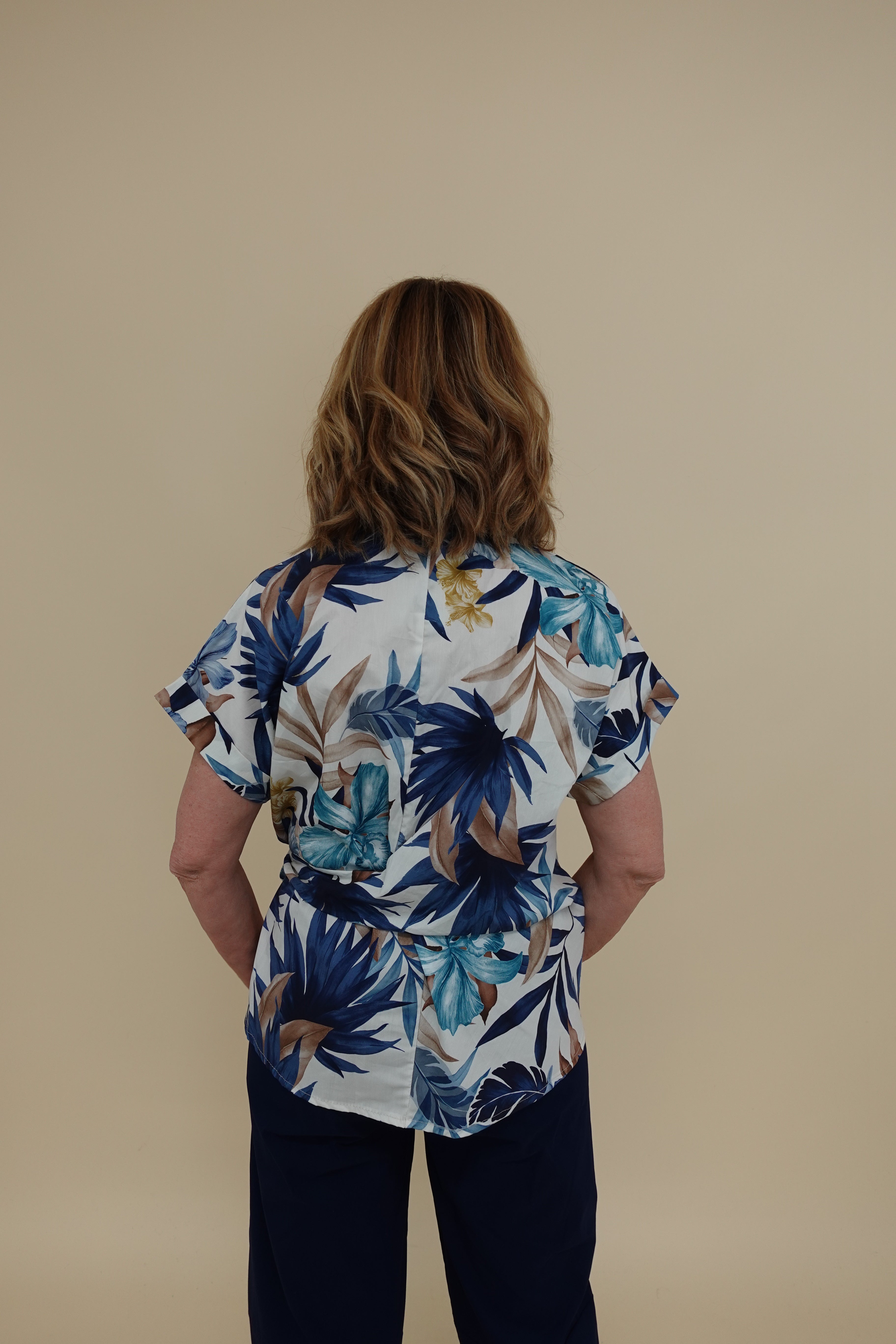 Camicia Hawaii Blu