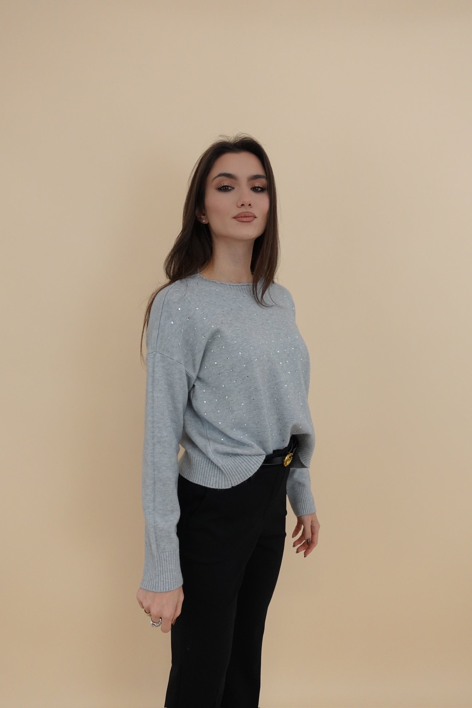 Maglione Samuela Grigio