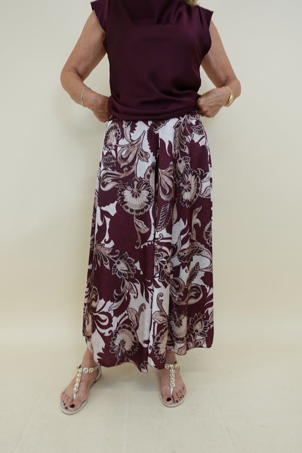 Pantalone Fantasy Bordeaux