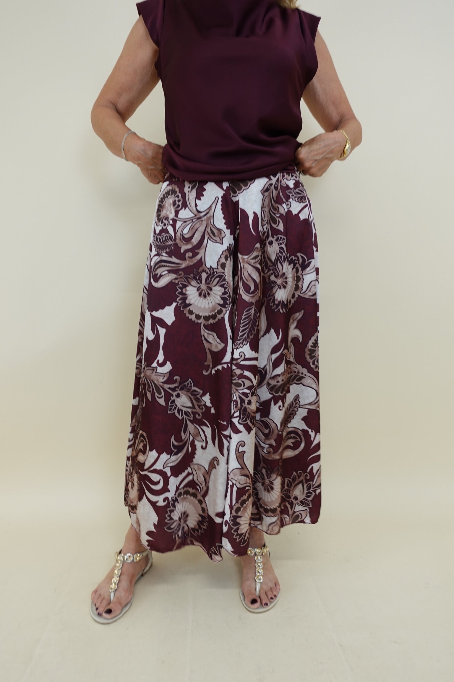 Pantalone Fantasy Bordeaux