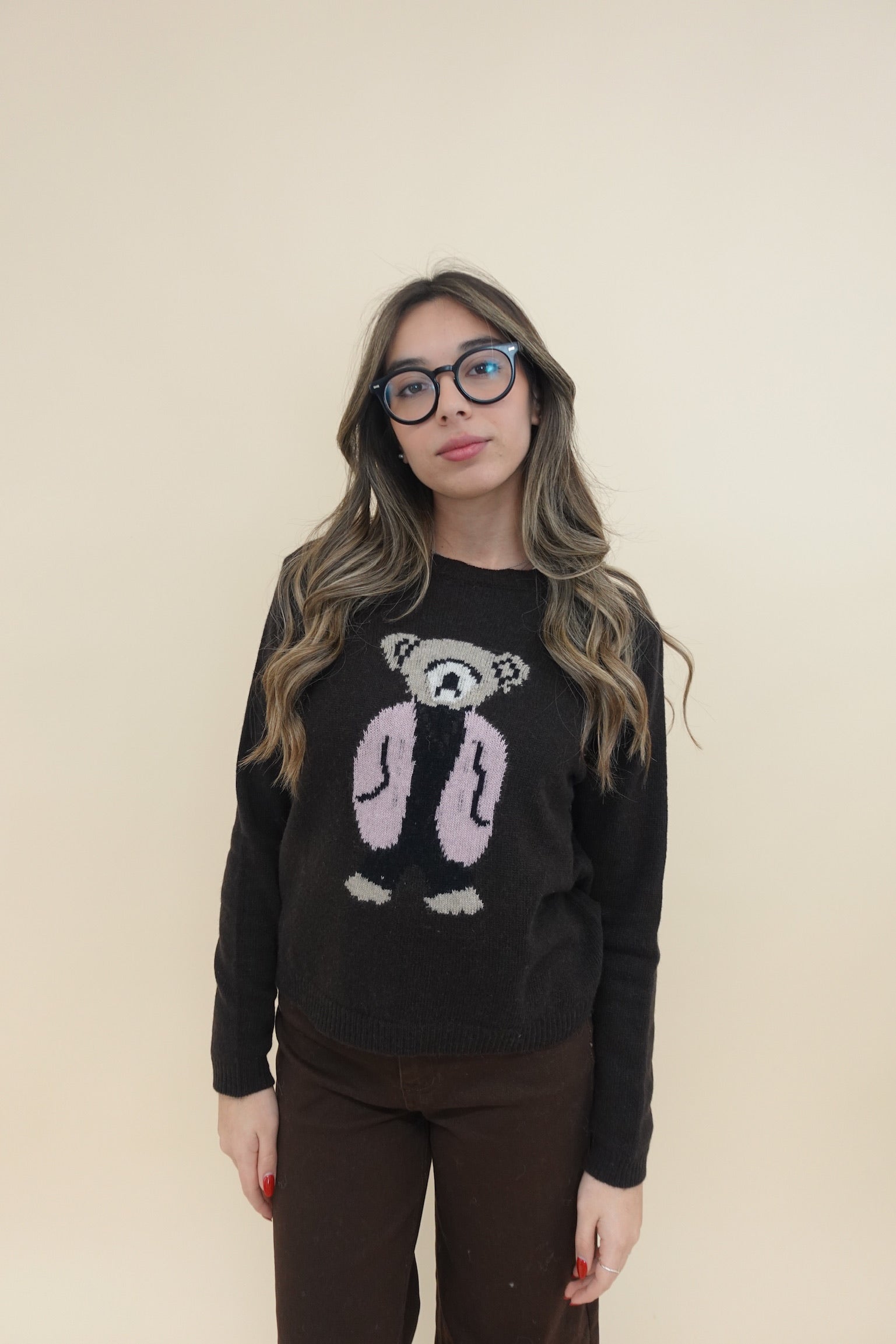 Maglione Blend Marrone