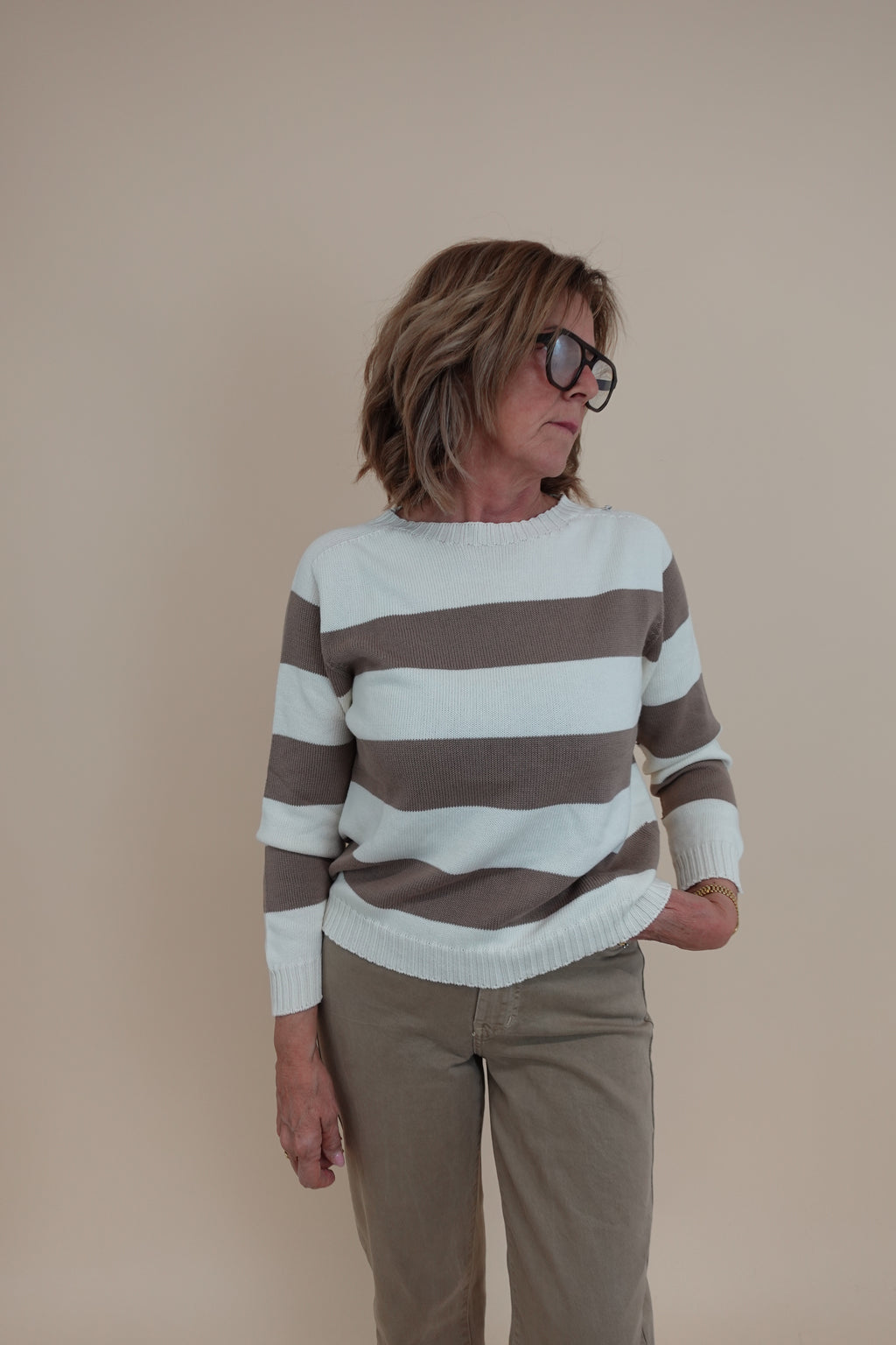 Maglione Candy Beige