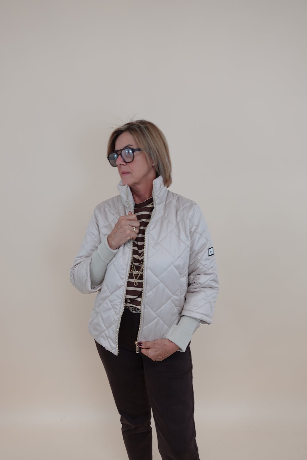 Piumino London Beige Chiaro