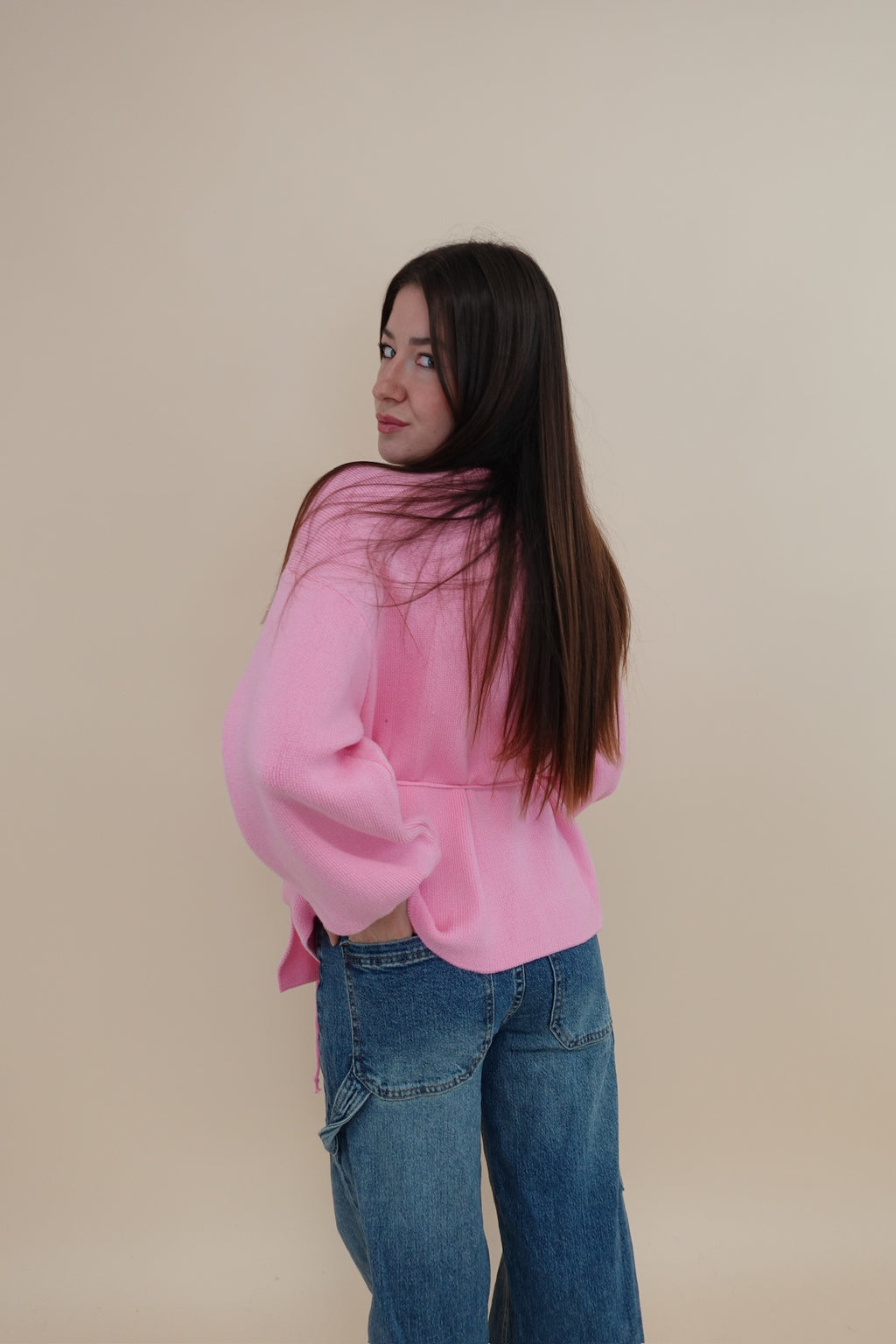 Cardigan Kimono Rosa